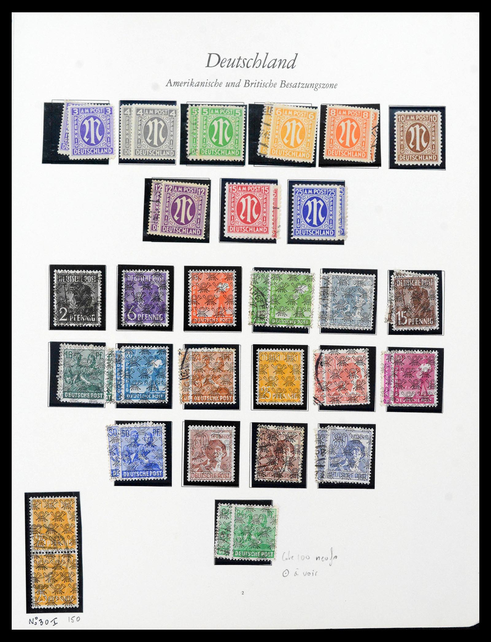 39858 0009 - Postzegelverzameling 39858 Bundespost 1945-1976.