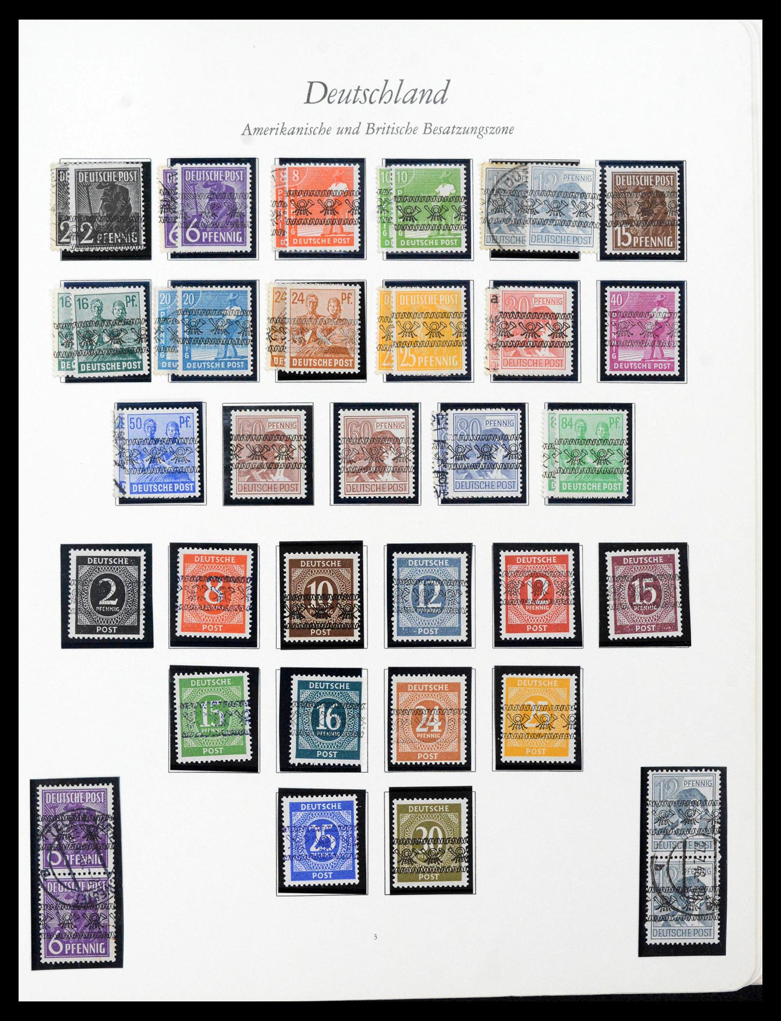 39858 0011 - Stamp collection 39858 Bundespost 1945-1976.