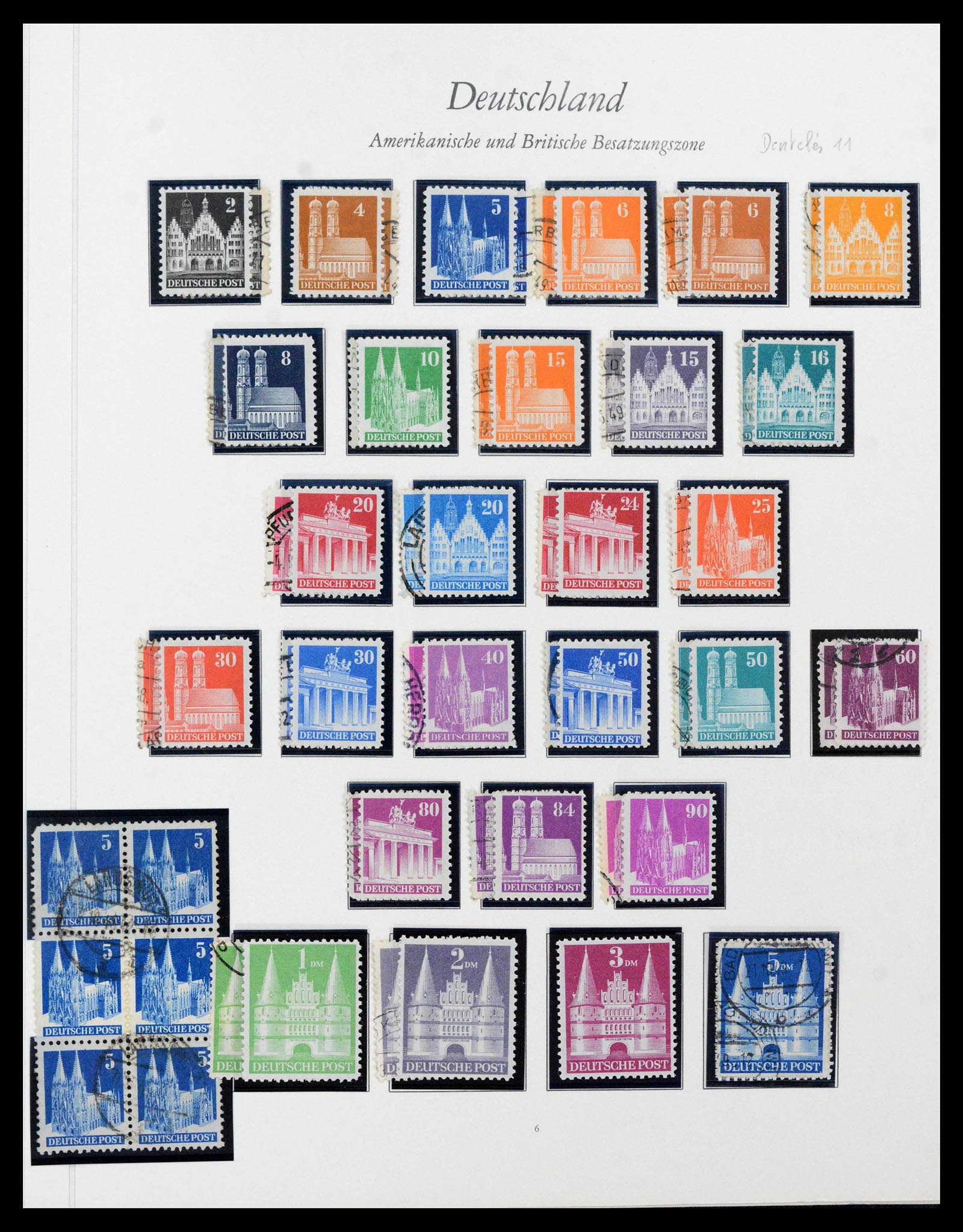 39858 0013 - Stamp collection 39858 Bundespost 1945-1976.