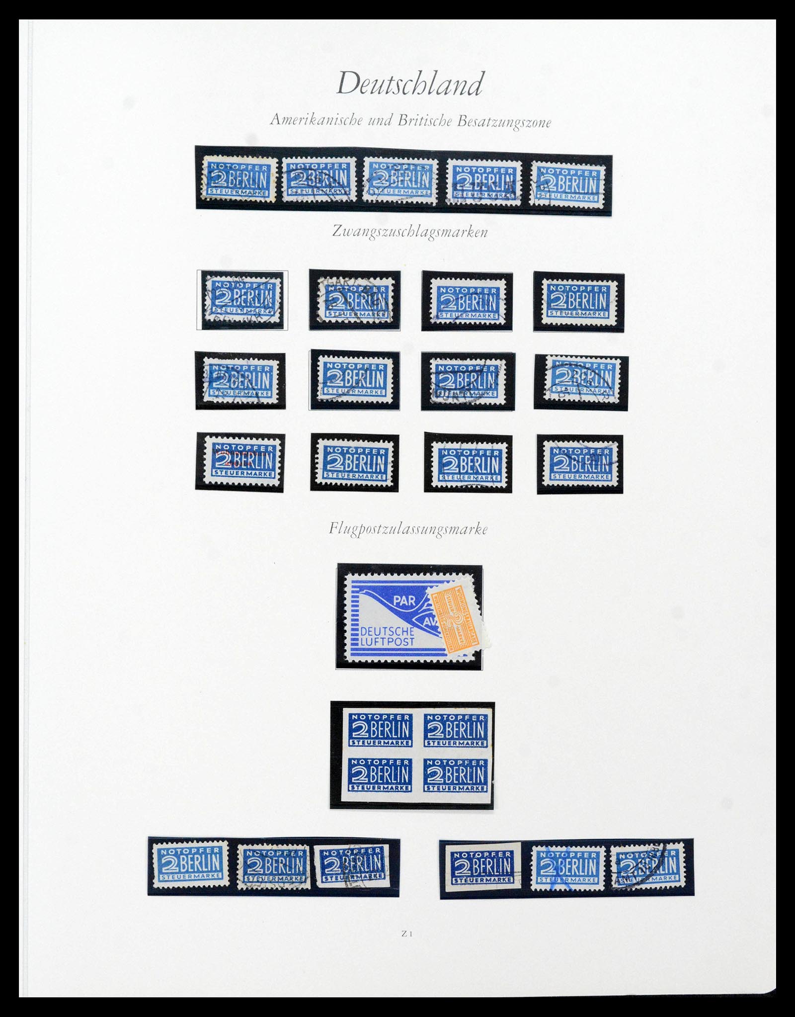 39858 0017 - Stamp collection 39858 Bundespost 1945-1976.