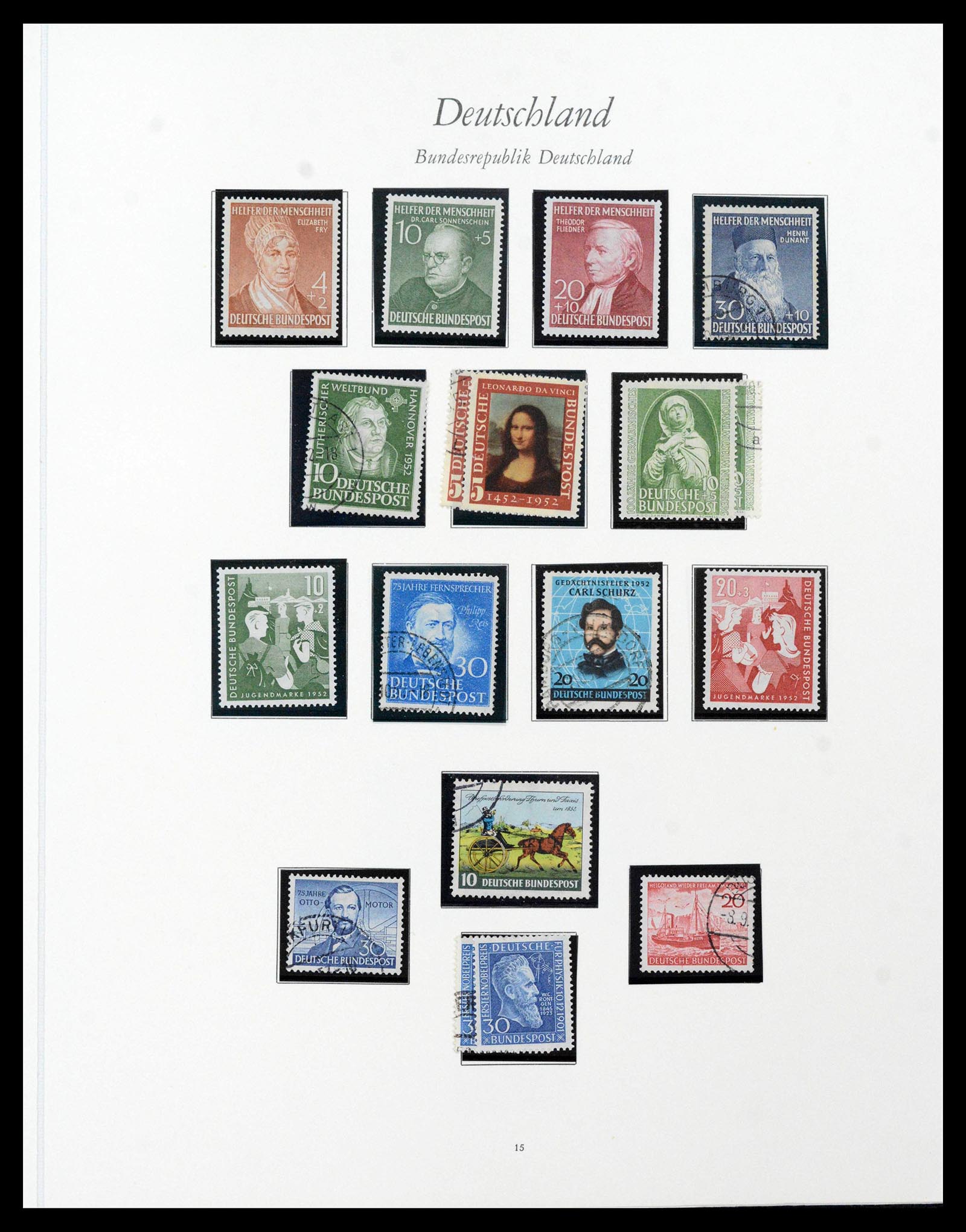 39858 0020 - Stamp collection 39858 Bundespost 1945-1976.