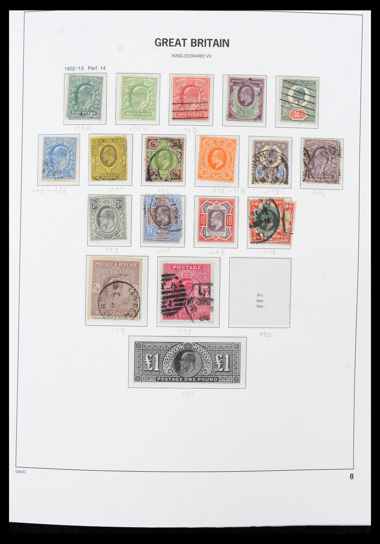 39859 0009 - Stamp collection 39859 Great Britain 1840-1988.