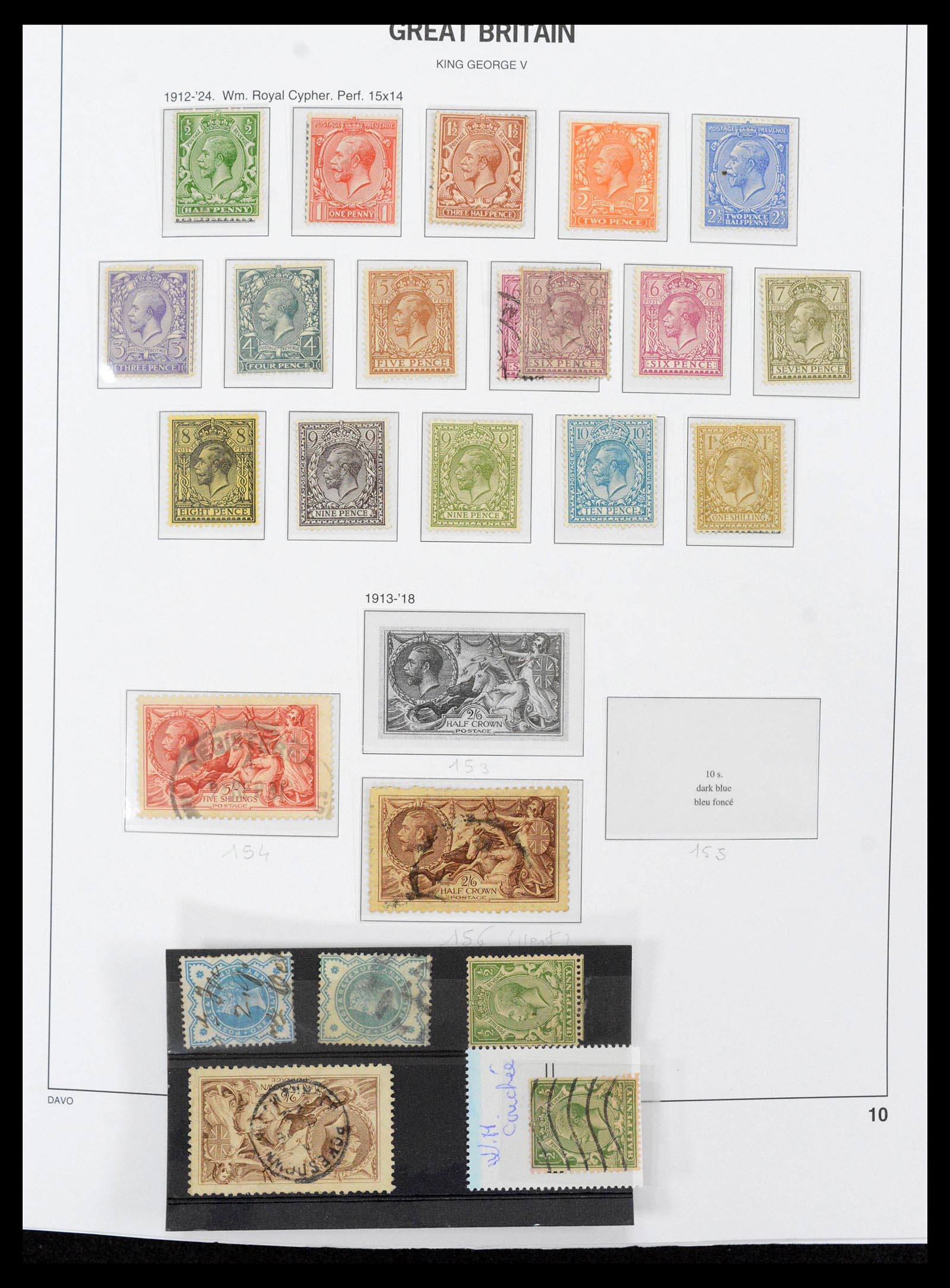 39859 0011 - Stamp collection 39859 Great Britain 1840-1988.