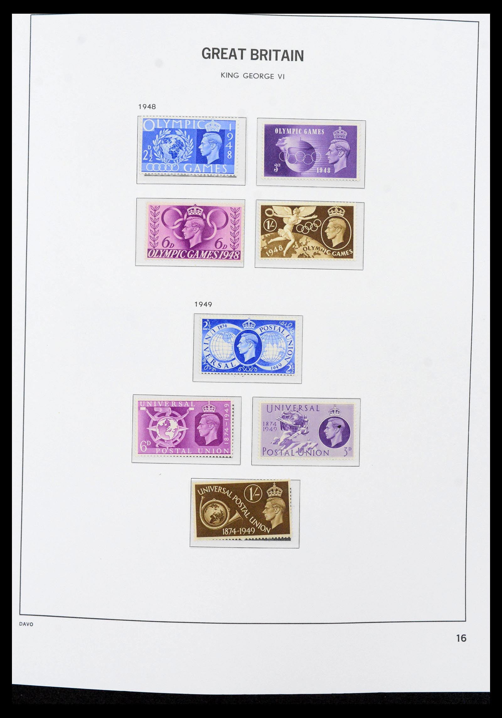 39859 0017 - Stamp collection 39859 Great Britain 1840-1988.