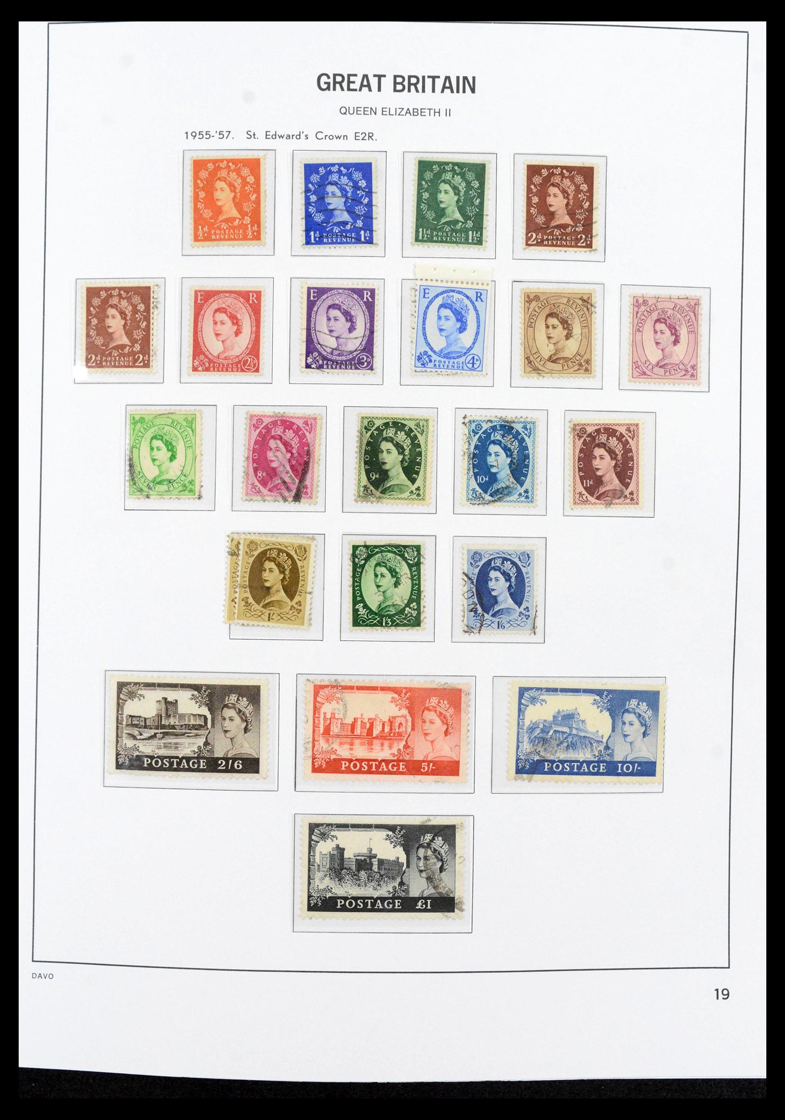 39859 0020 - Stamp collection 39859 Great Britain 1840-1988.