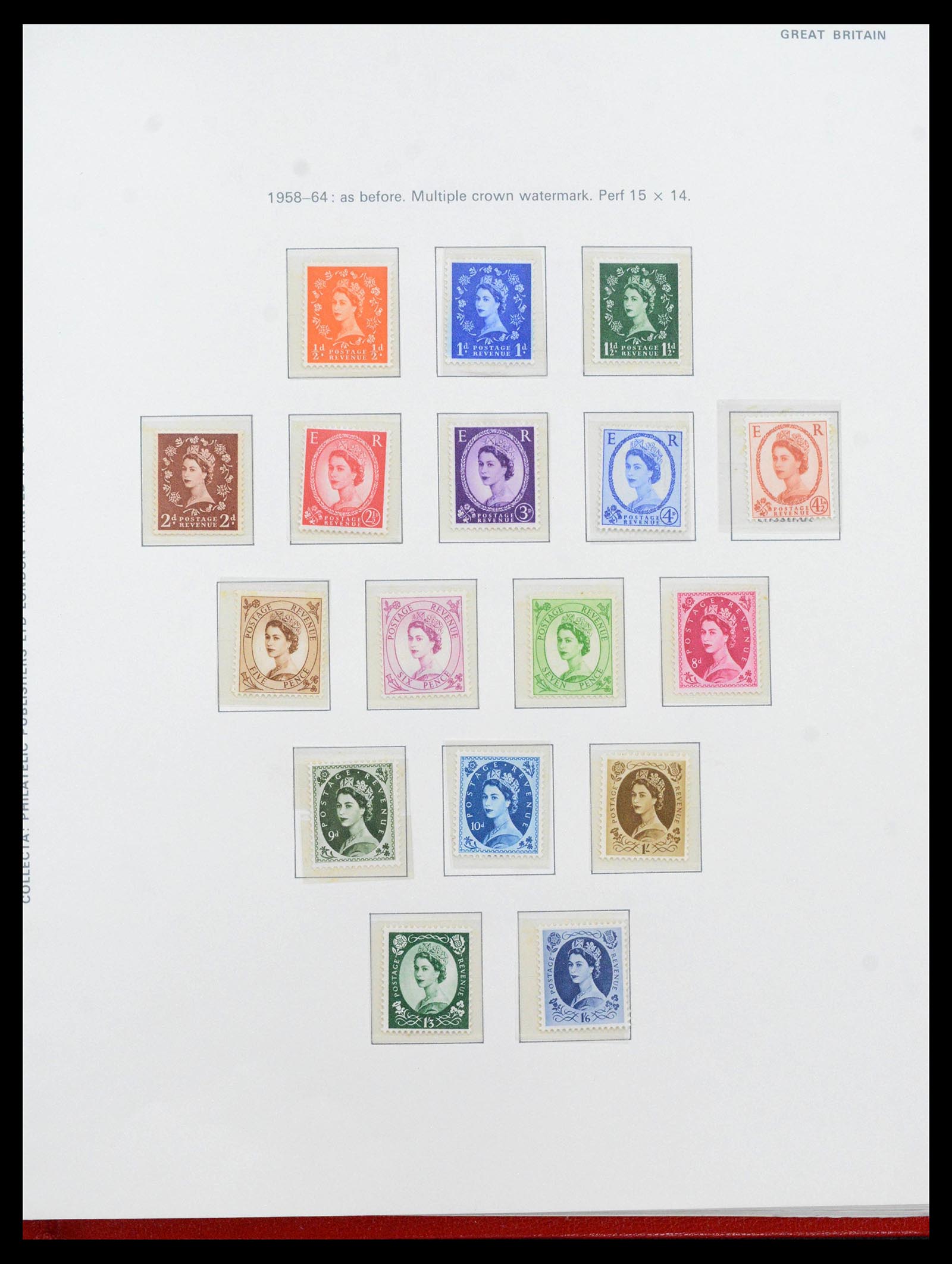 39862 0020 - Stamp collection 39862 Great Britain 1887-1970.