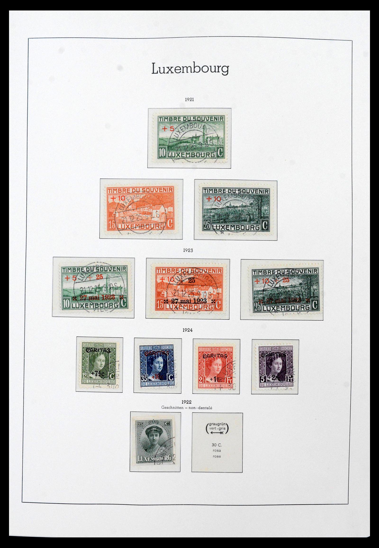 39863 0011 - Stamp collection 39863 Luxembourg 1852-1980.