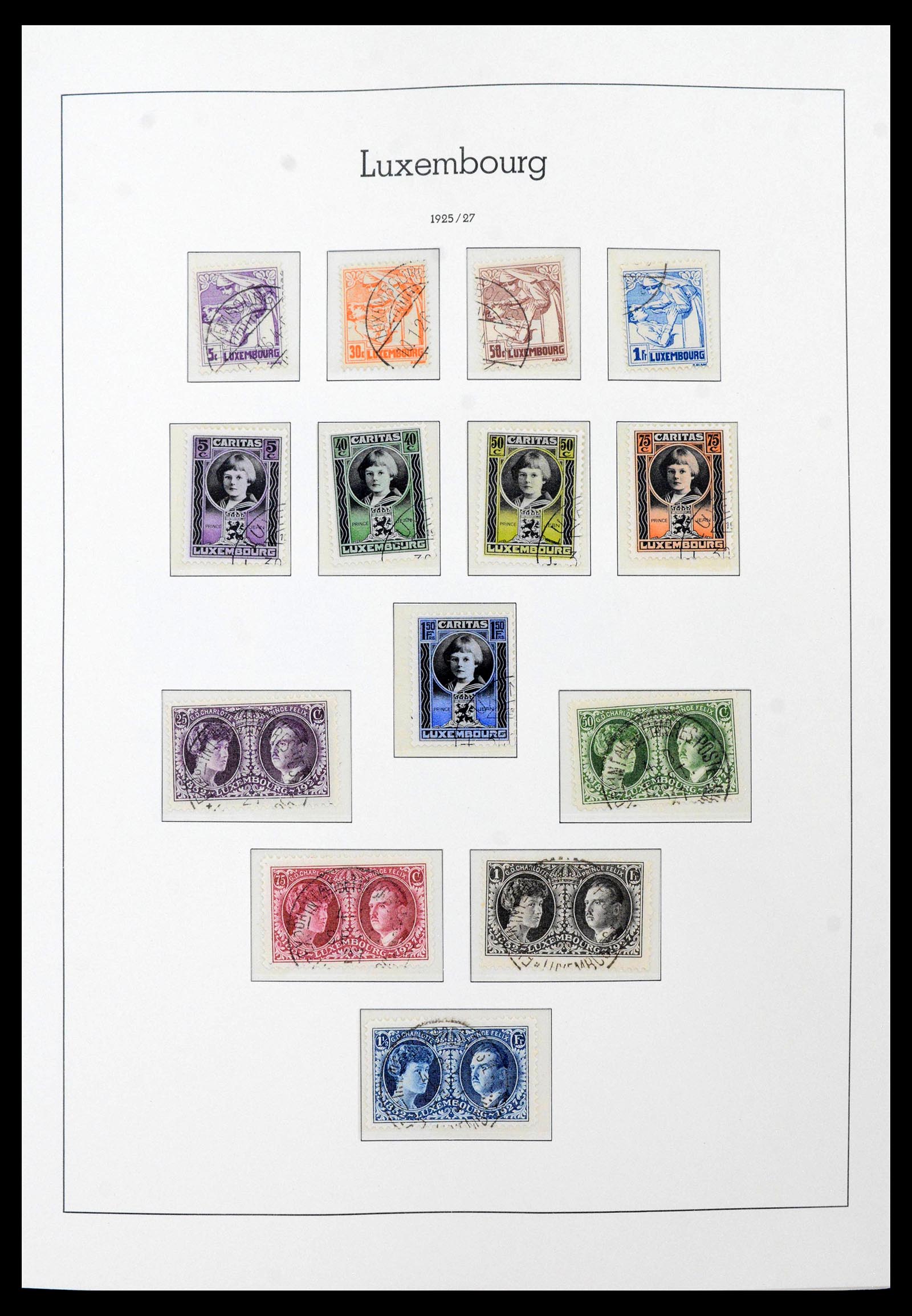 39863 0012 - Stamp collection 39863 Luxembourg 1852-1980.