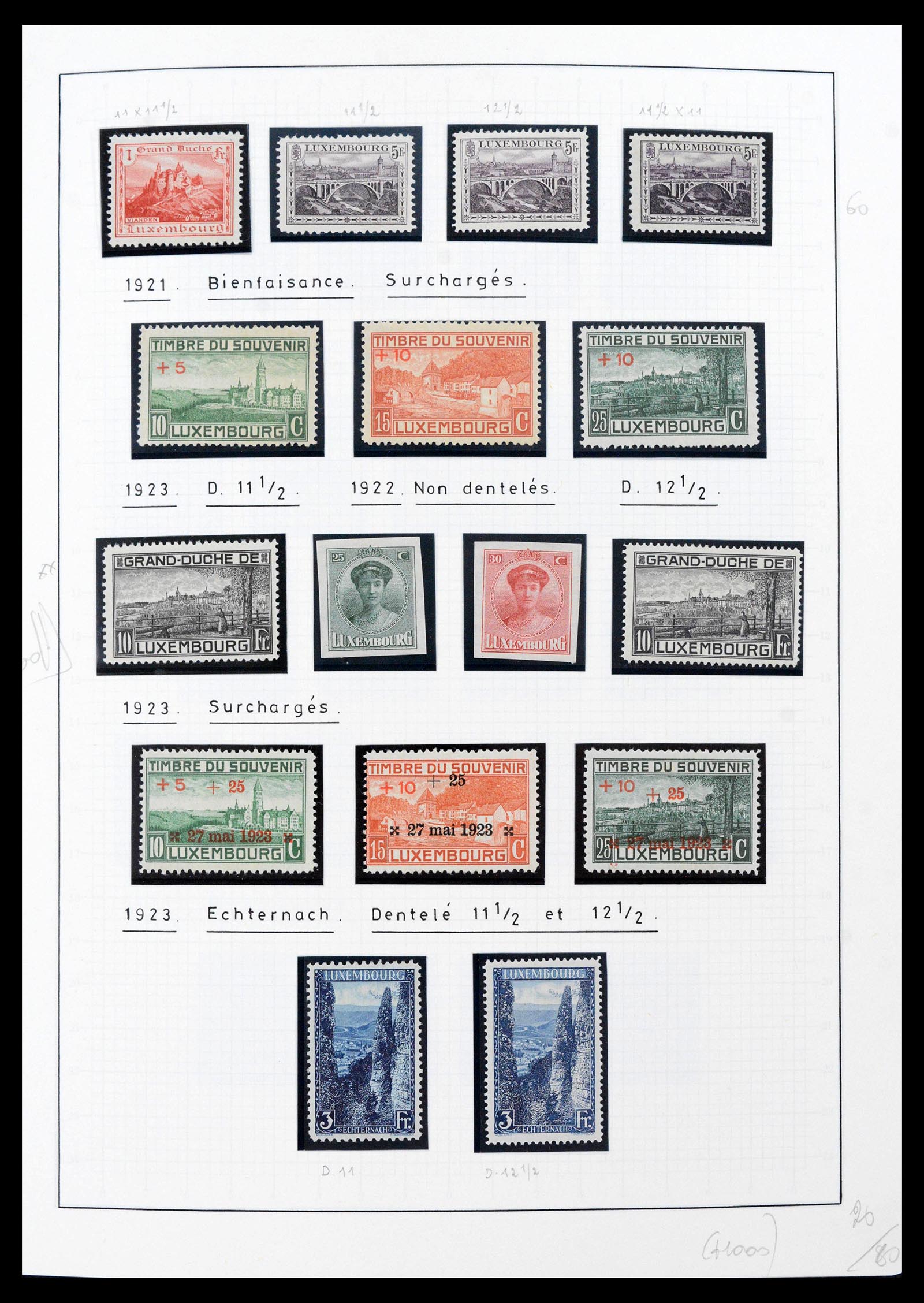 39864 0009 - Stamp collection 39864 Luxembourg 1882-2004.