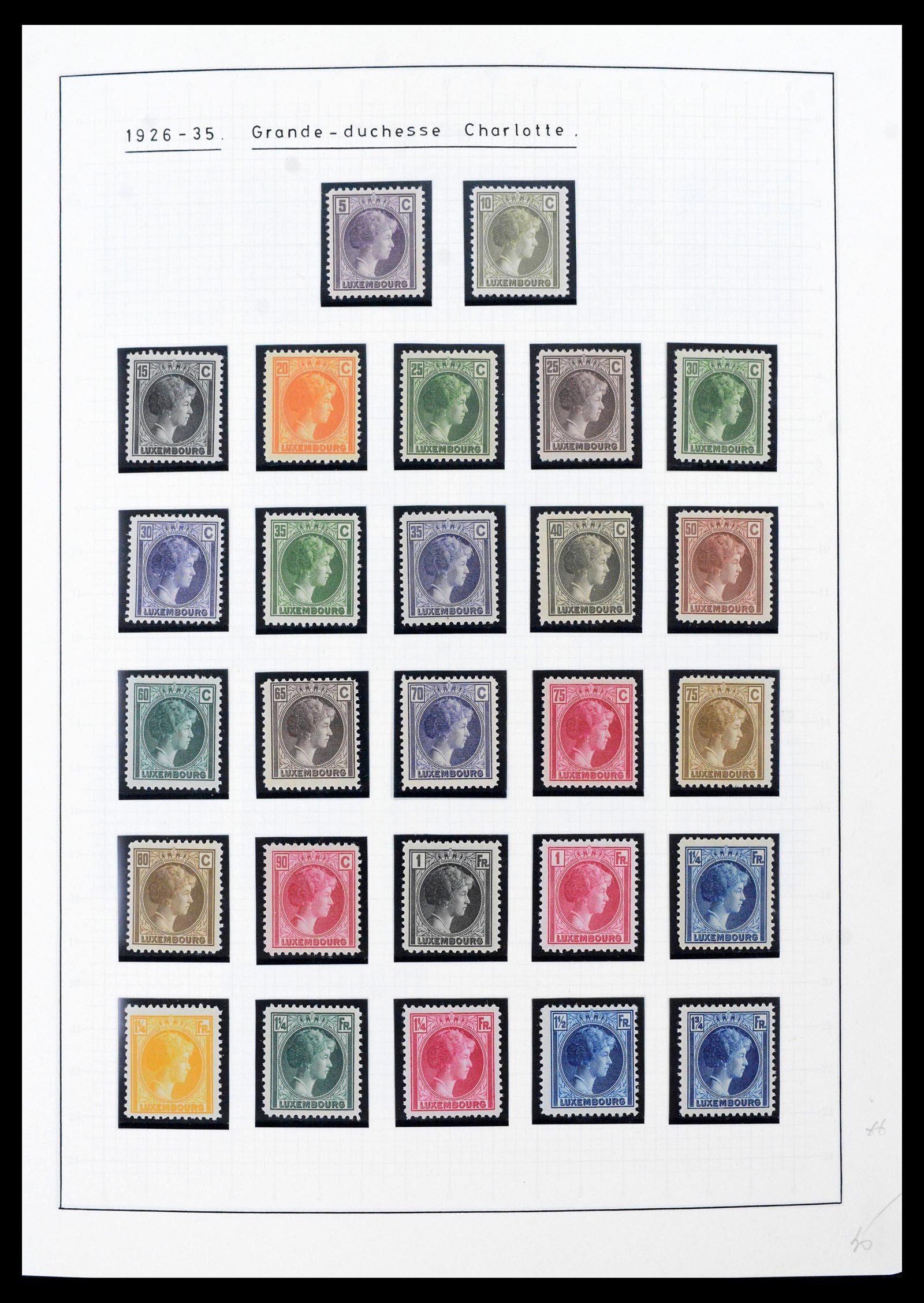 39864 0011 - Stamp collection 39864 Luxembourg 1882-2004.