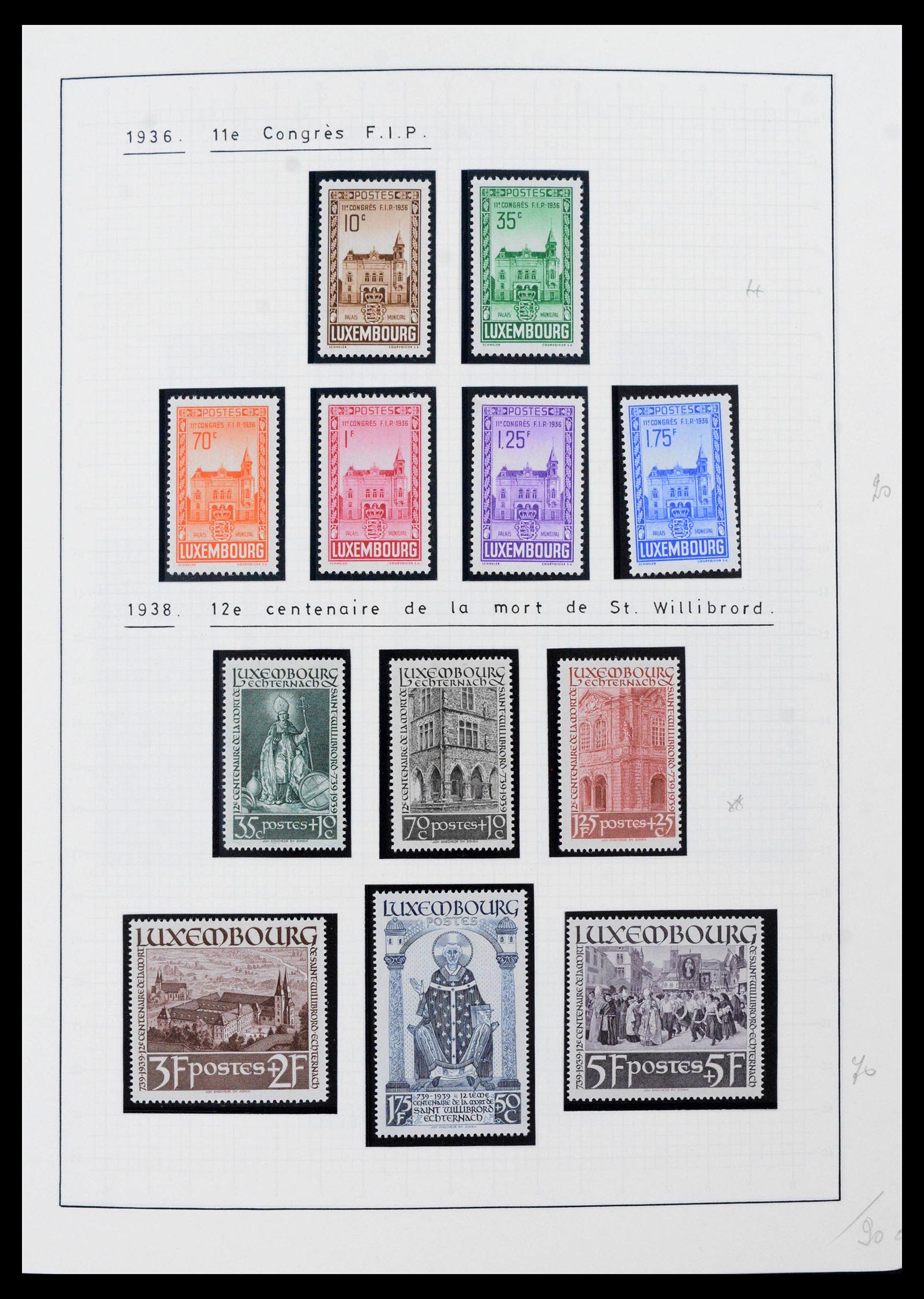 39864 0017 - Stamp collection 39864 Luxembourg 1882-2004.