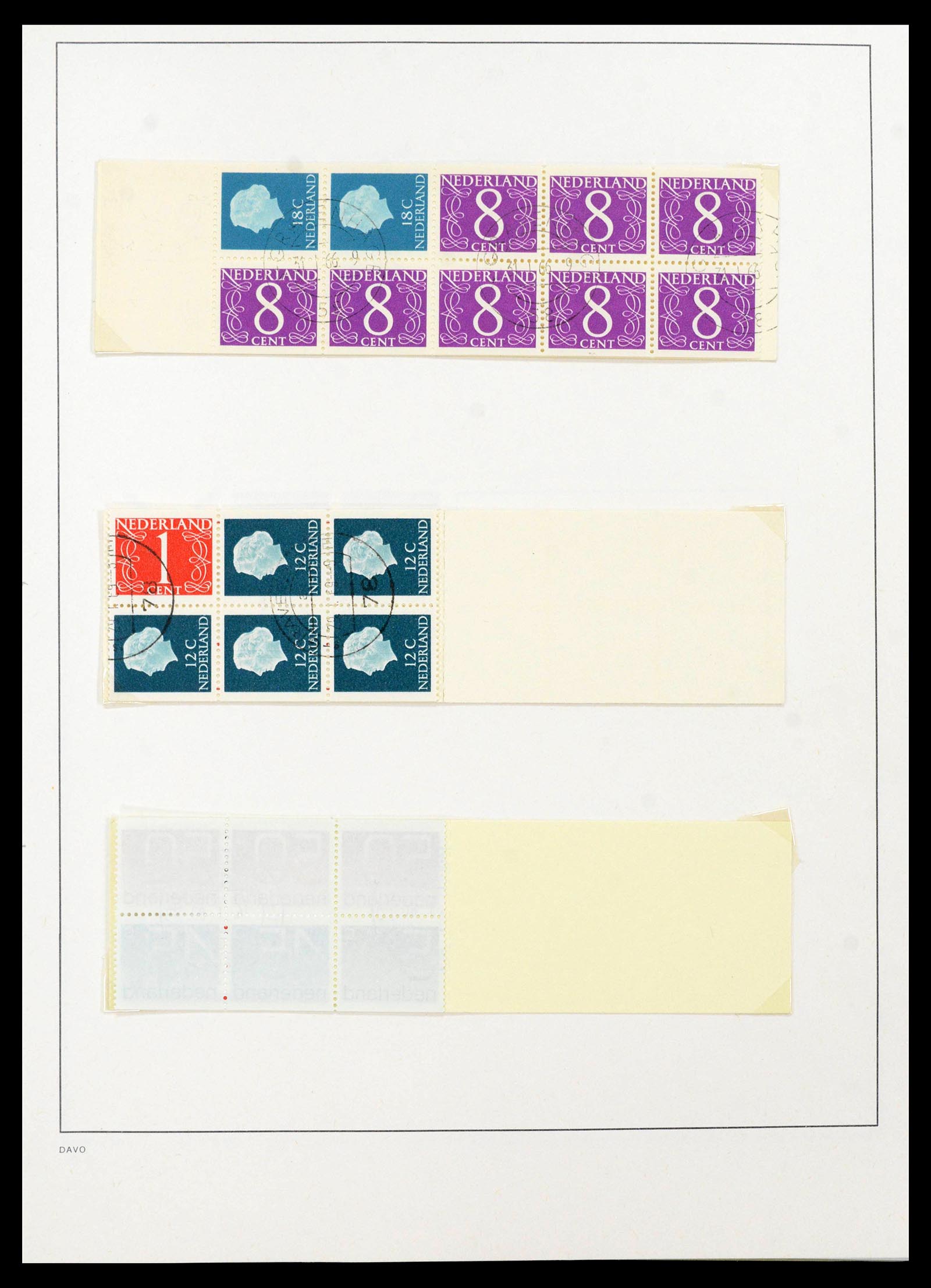 39866 0020 - Stamp collection 39866 Netherlands back of the book 1870-1995.