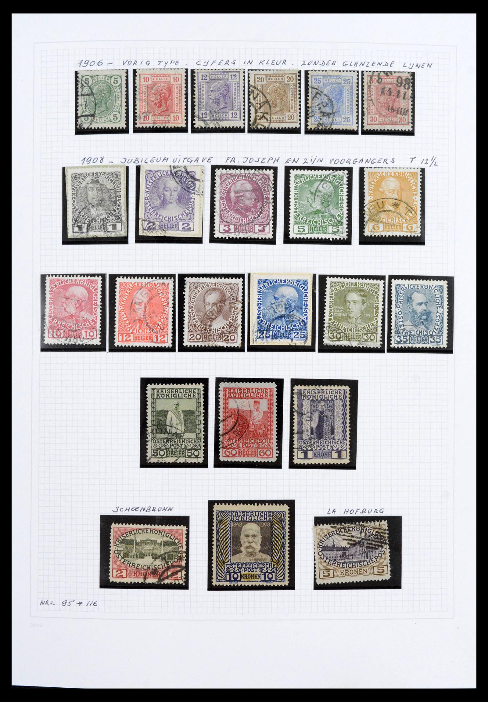 39867 0006 - Stamp collection 39867 Austria 1850-1959.