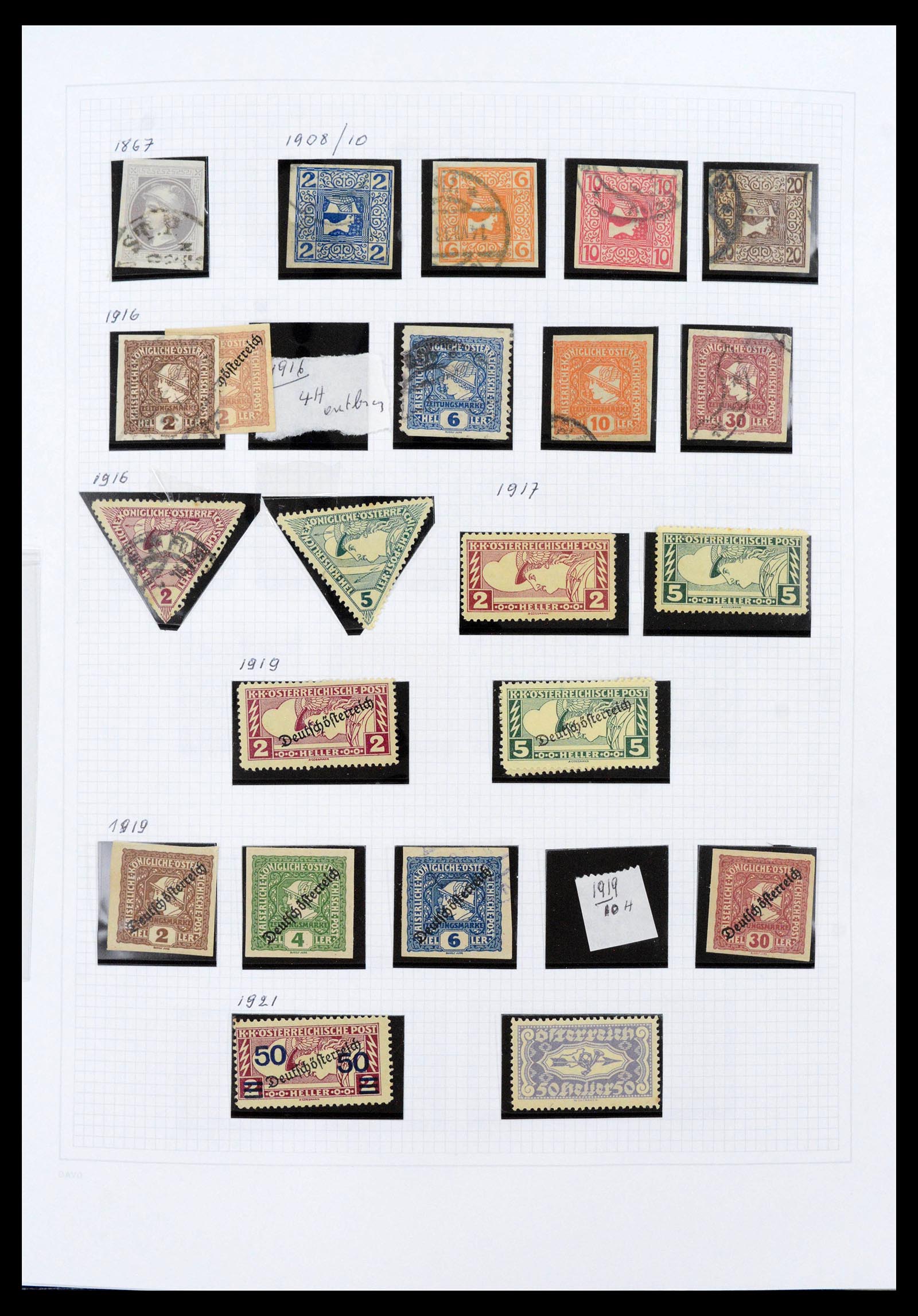 39867 0009 - Stamp collection 39867 Austria 1850-1959.