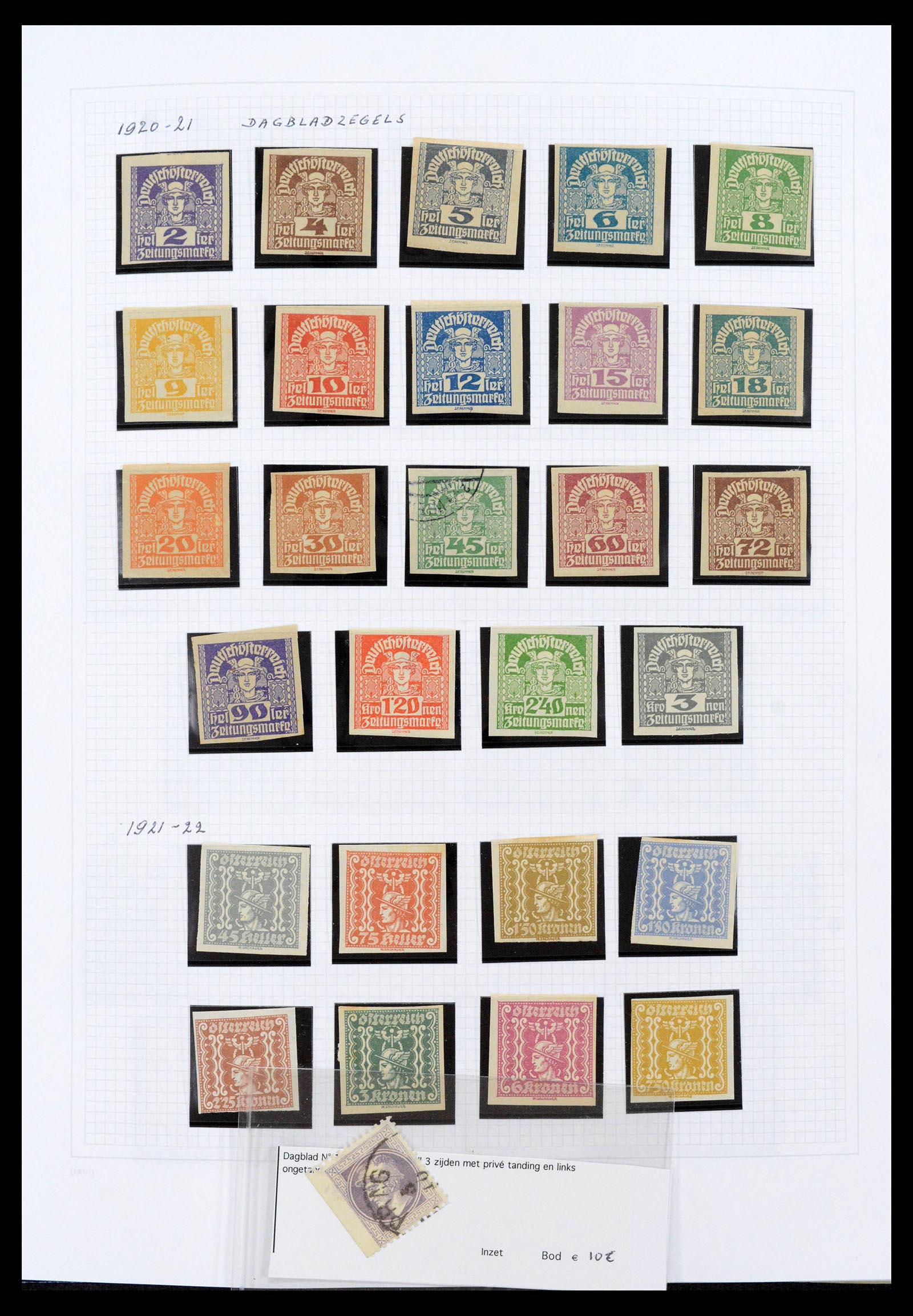 39867 0010 - Stamp collection 39867 Austria 1850-1959.