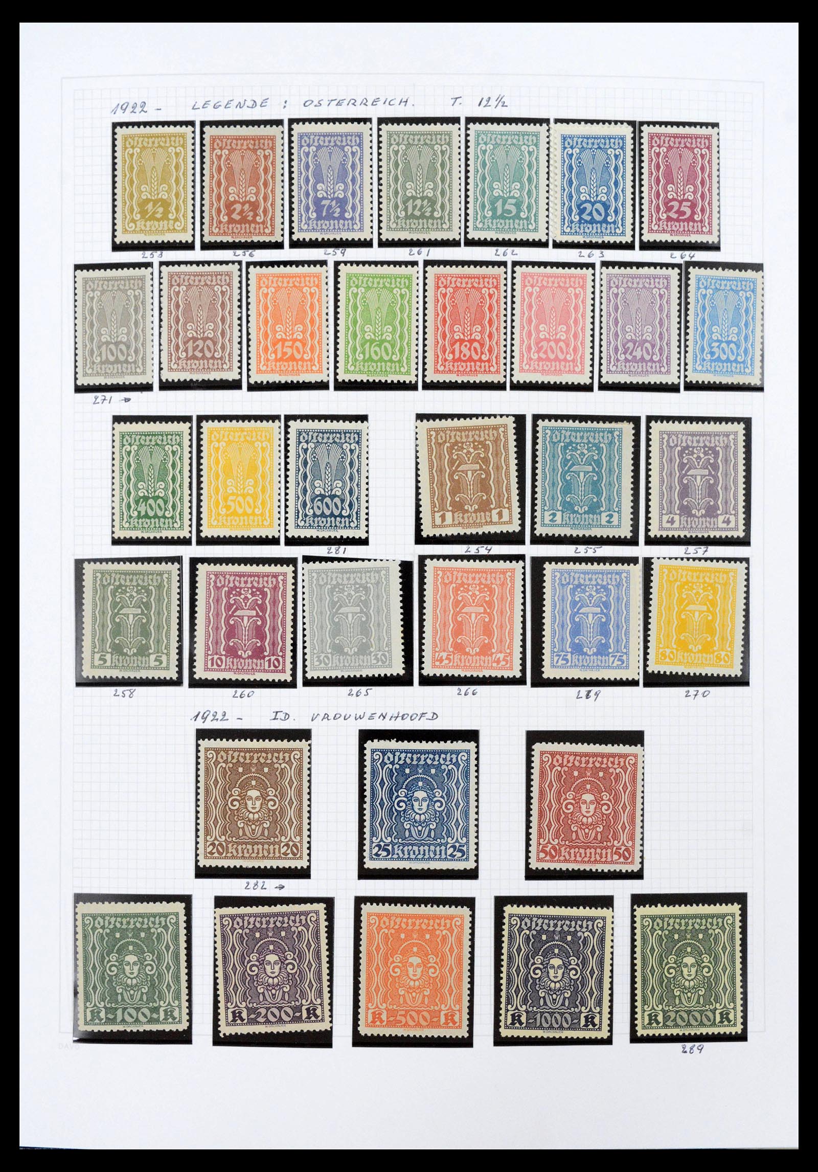 39867 0014 - Stamp collection 39867 Austria 1850-1959.