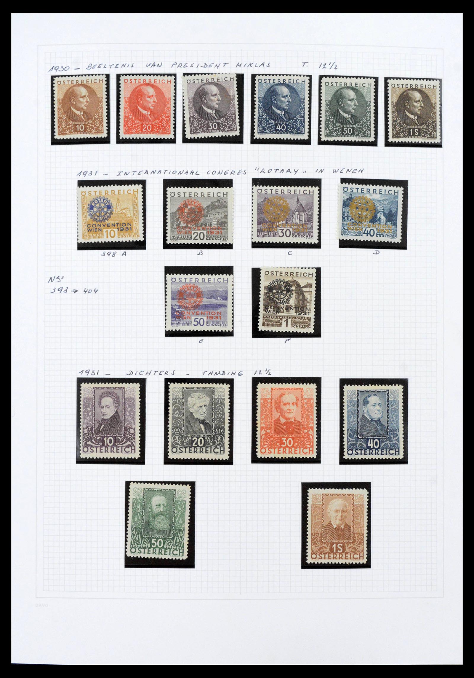 39867 0018 - Stamp collection 39867 Austria 1850-1959.