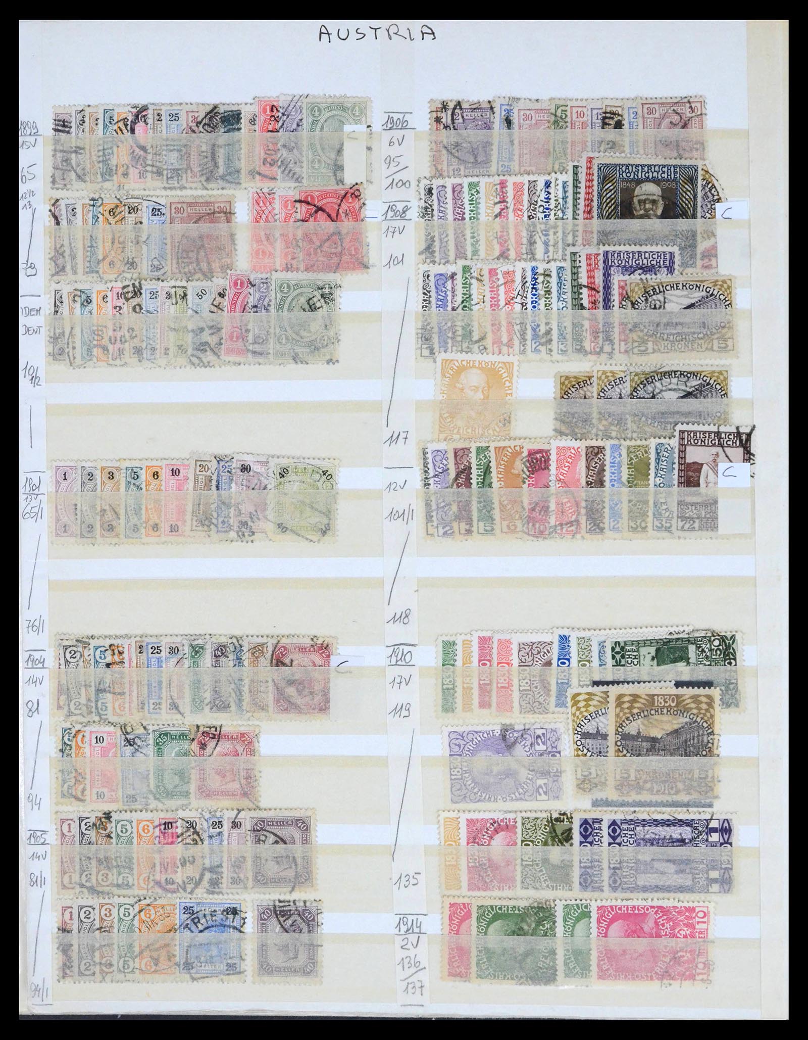 39868 0002 - Stamp collection 39868 Austria 1850-2010.