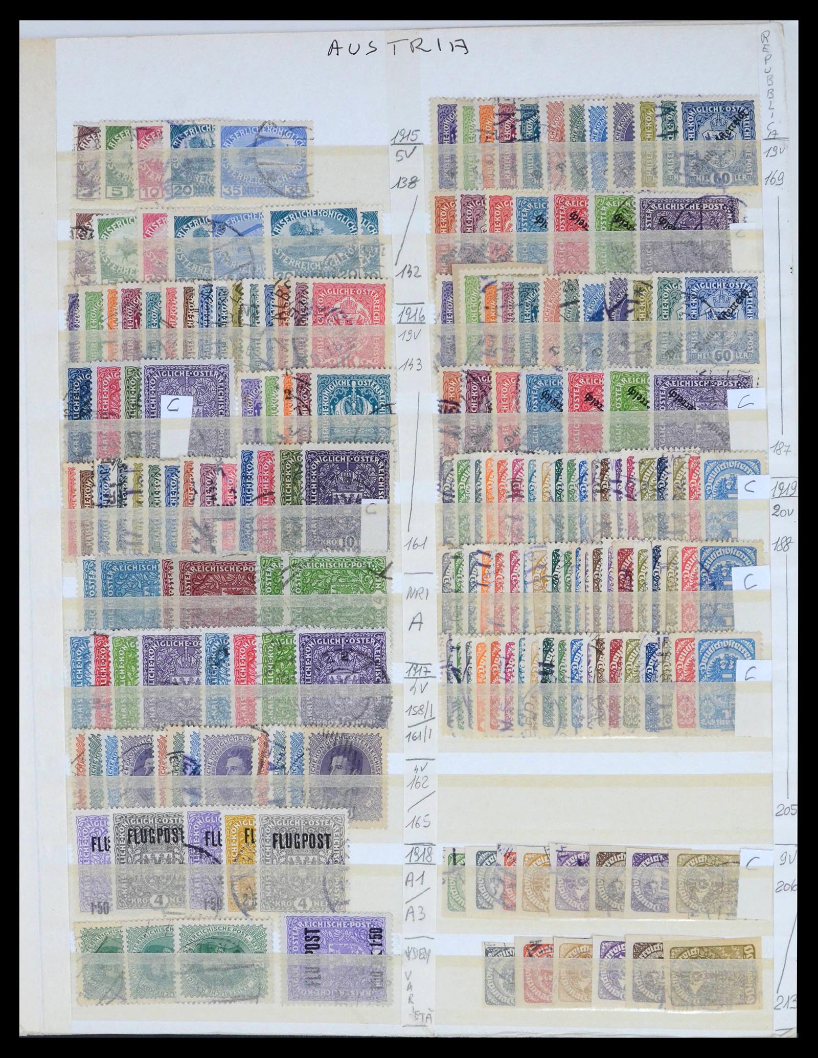 39868 0003 - Stamp collection 39868 Austria 1850-2010.