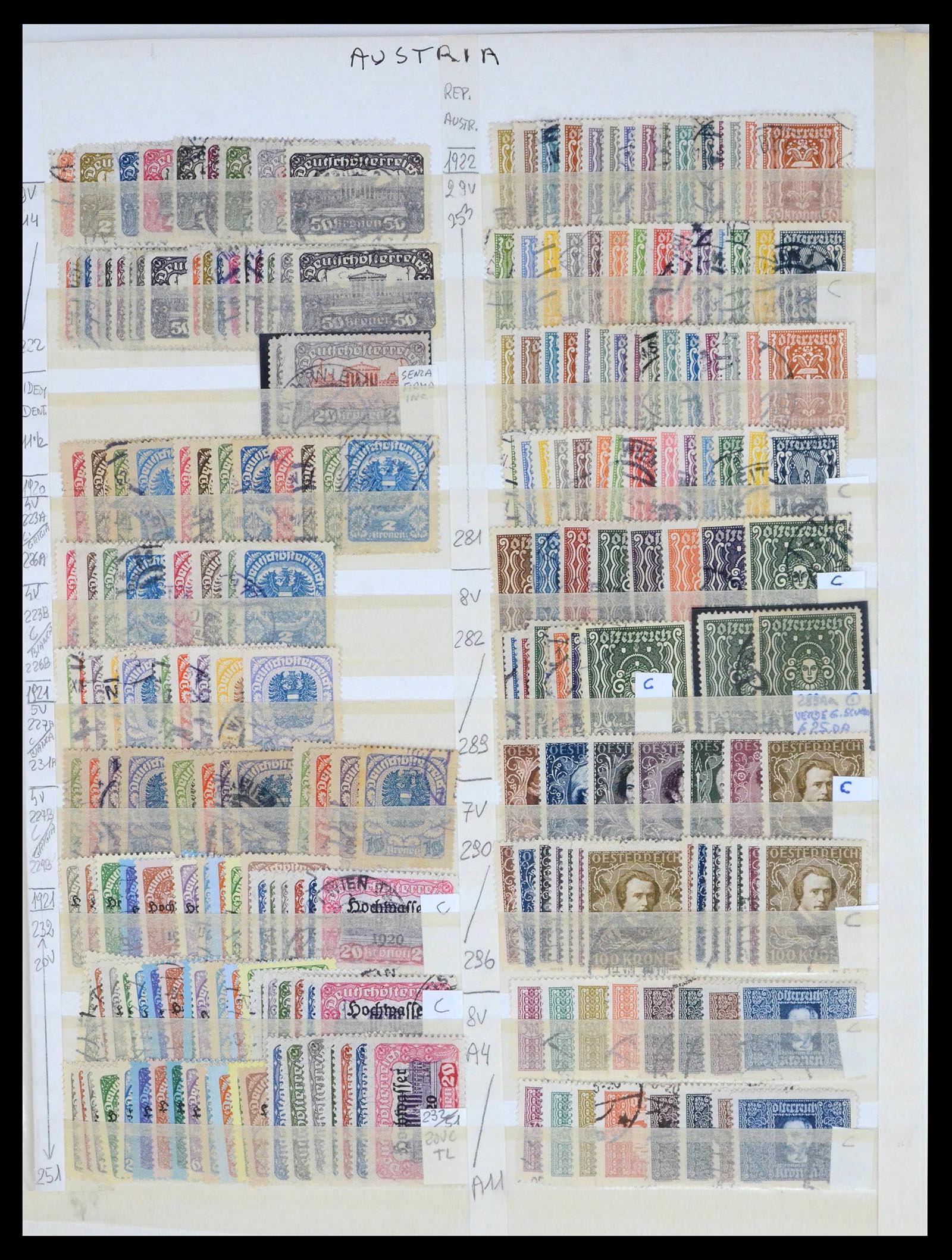 39868 0004 - Stamp collection 39868 Austria 1850-2010.