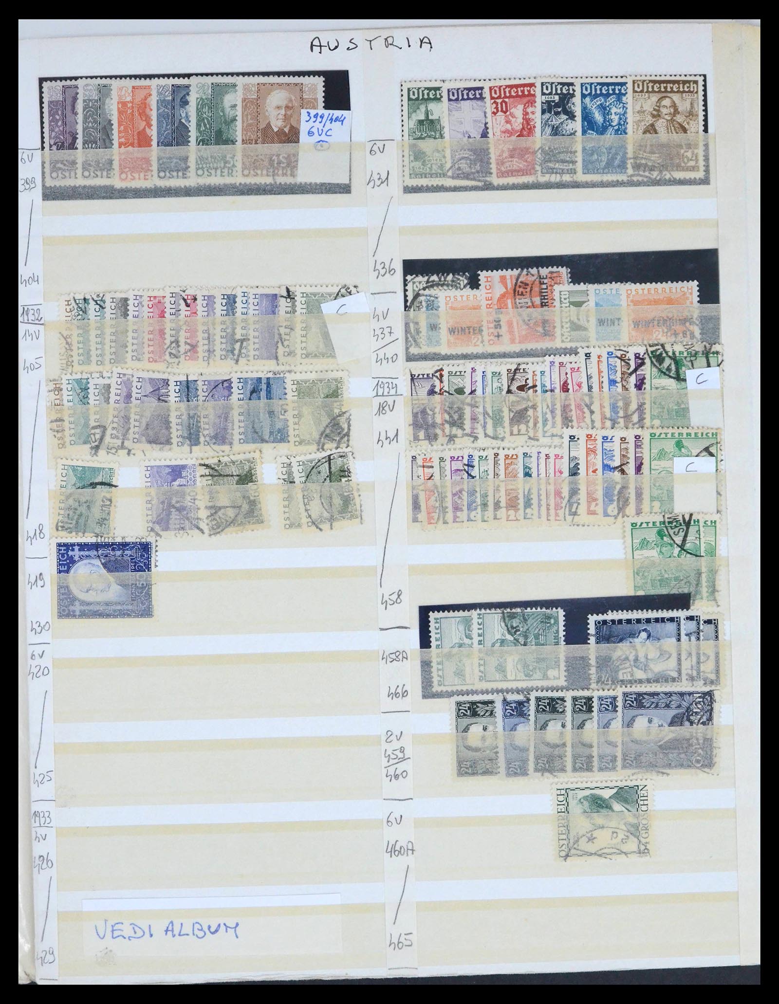 39868 0006 - Stamp collection 39868 Austria 1850-2010.