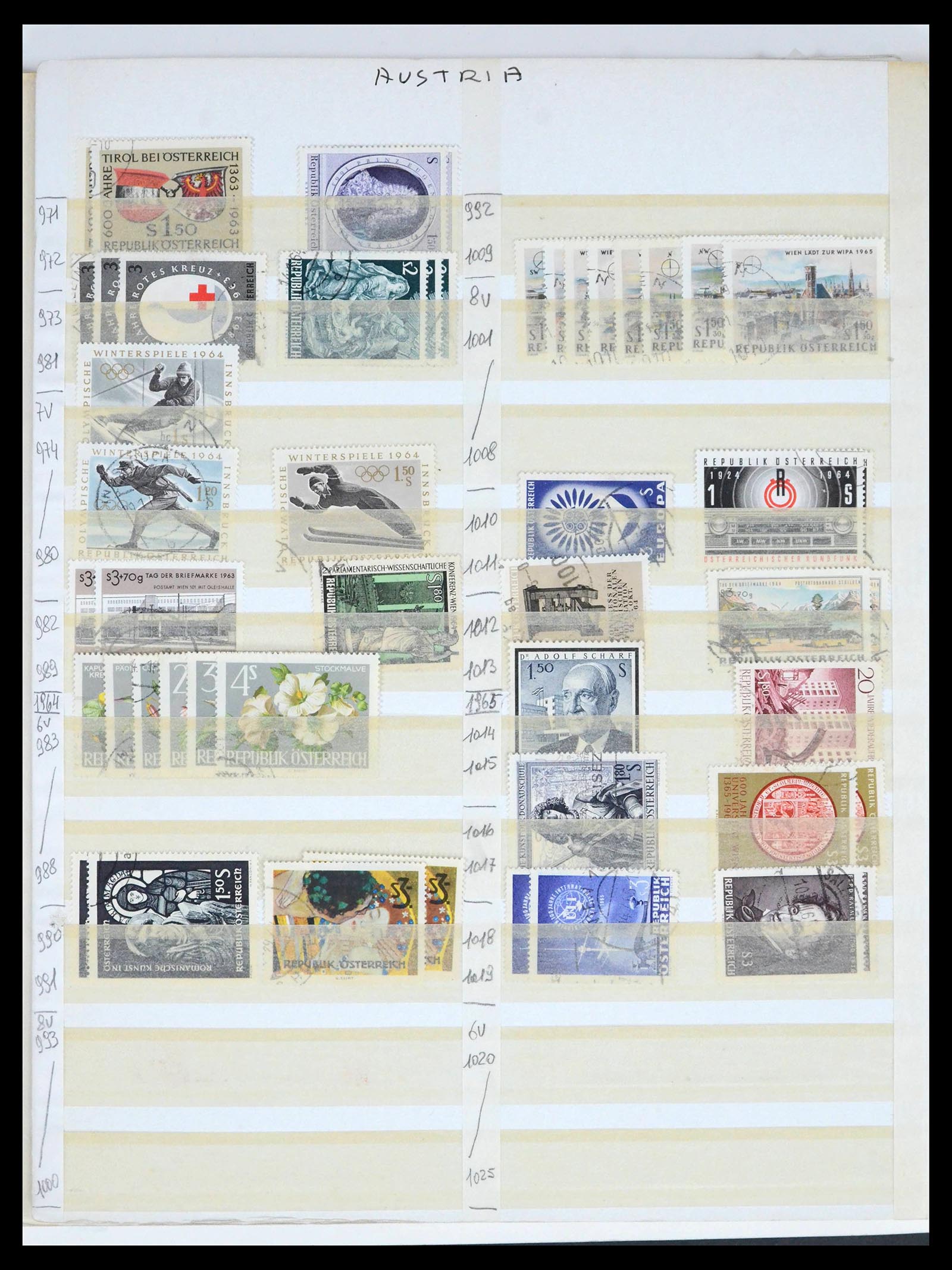 39868 0016 - Stamp collection 39868 Austria 1850-2010.