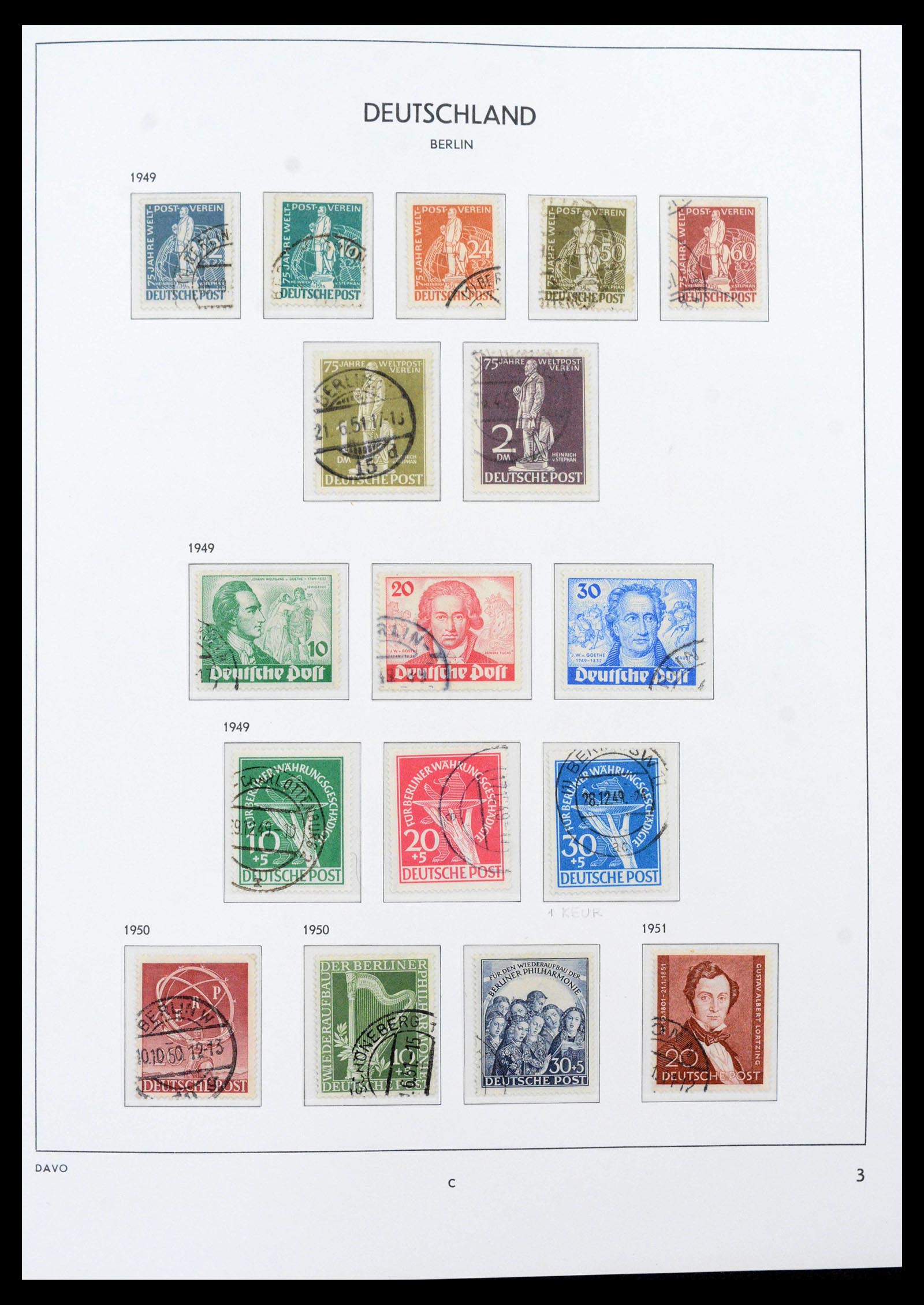 39873 0004 - Stamp collection 39873 Berlin 1948-1990.