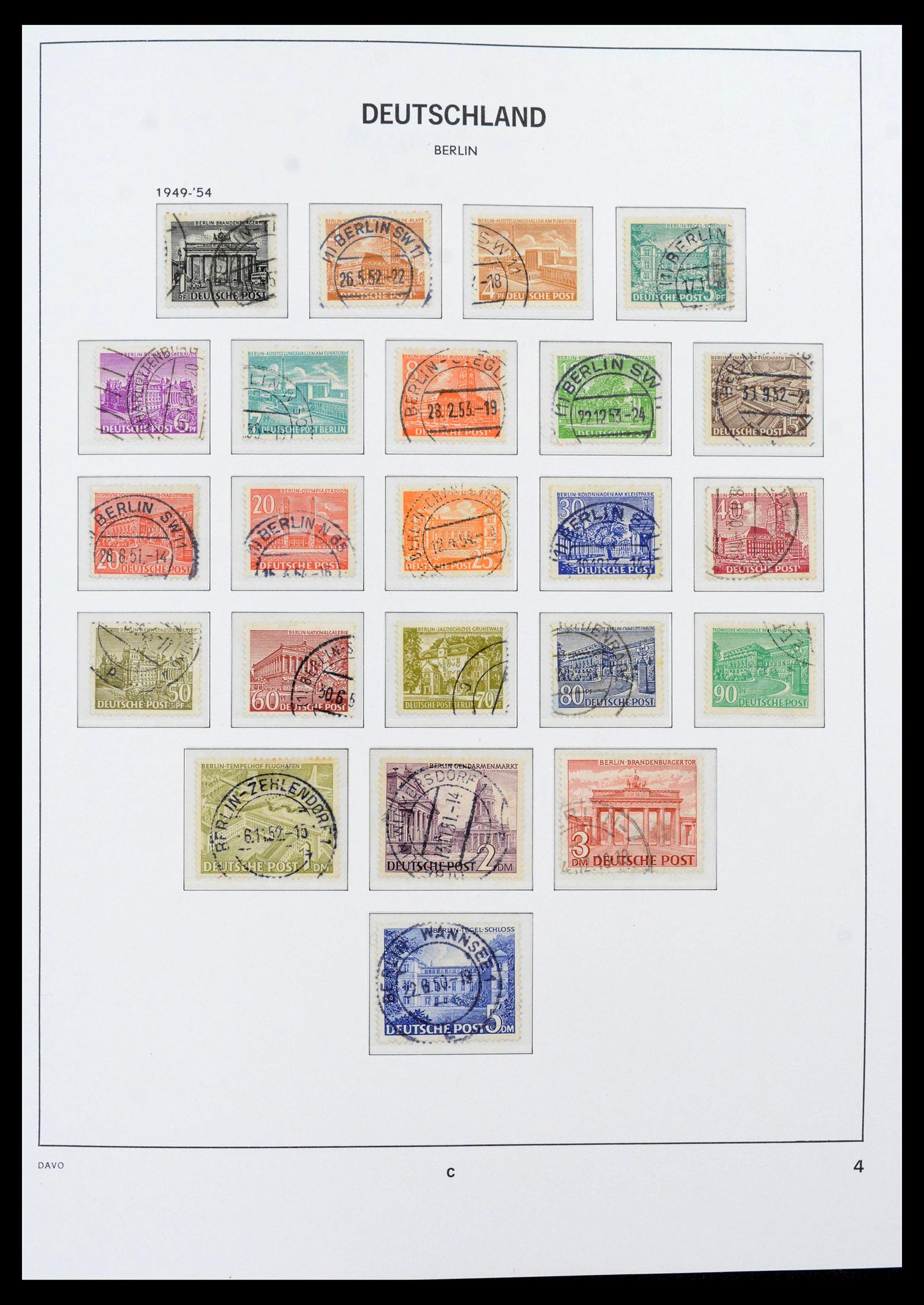 39873 0005 - Stamp collection 39873 Berlin 1948-1990.