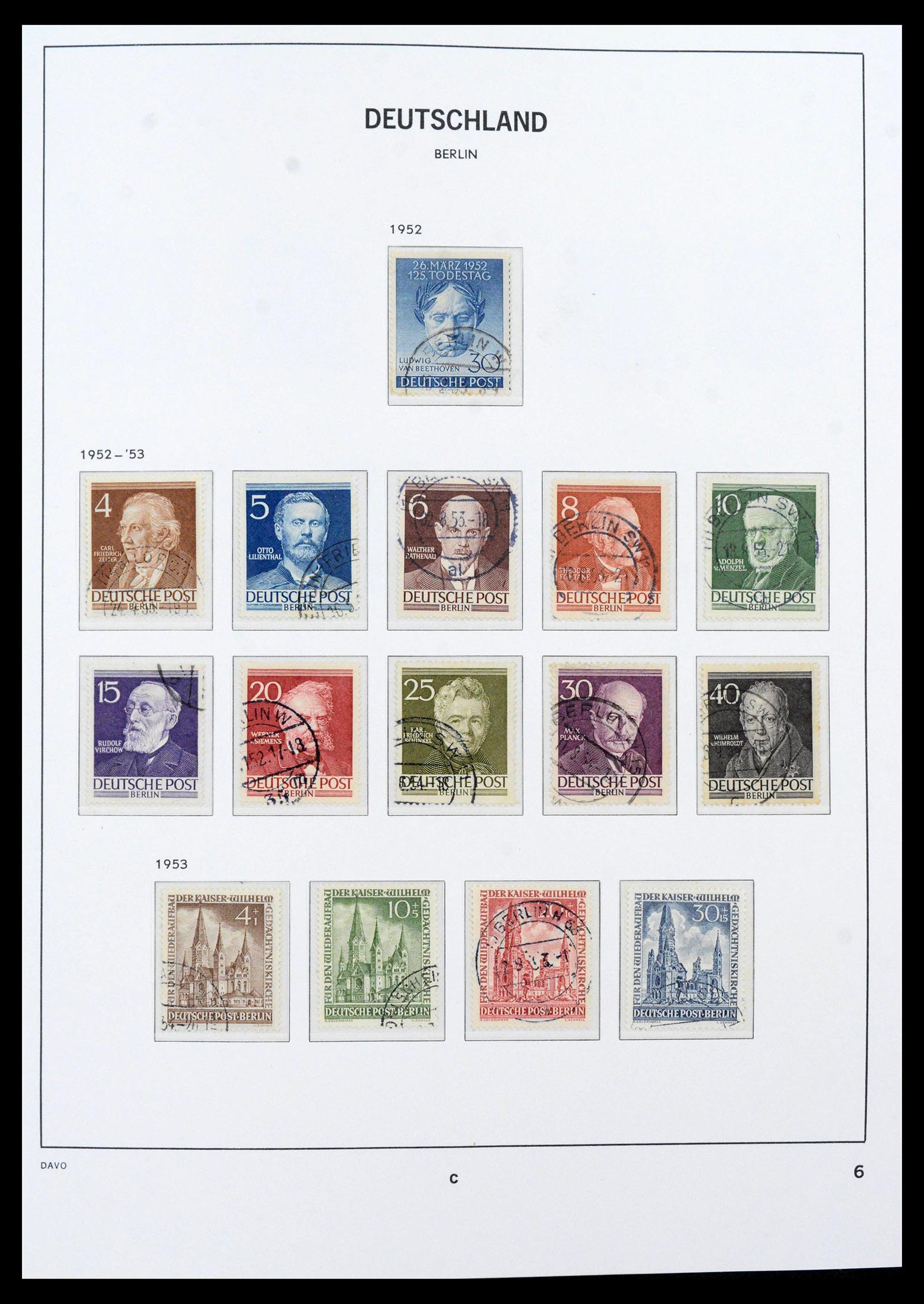 39873 0008 - Stamp collection 39873 Berlin 1948-1990.