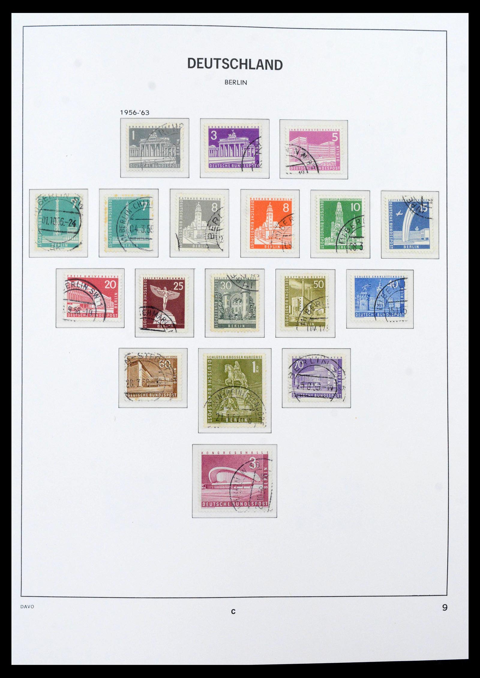 39873 0011 - Stamp collection 39873 Berlin 1948-1990.