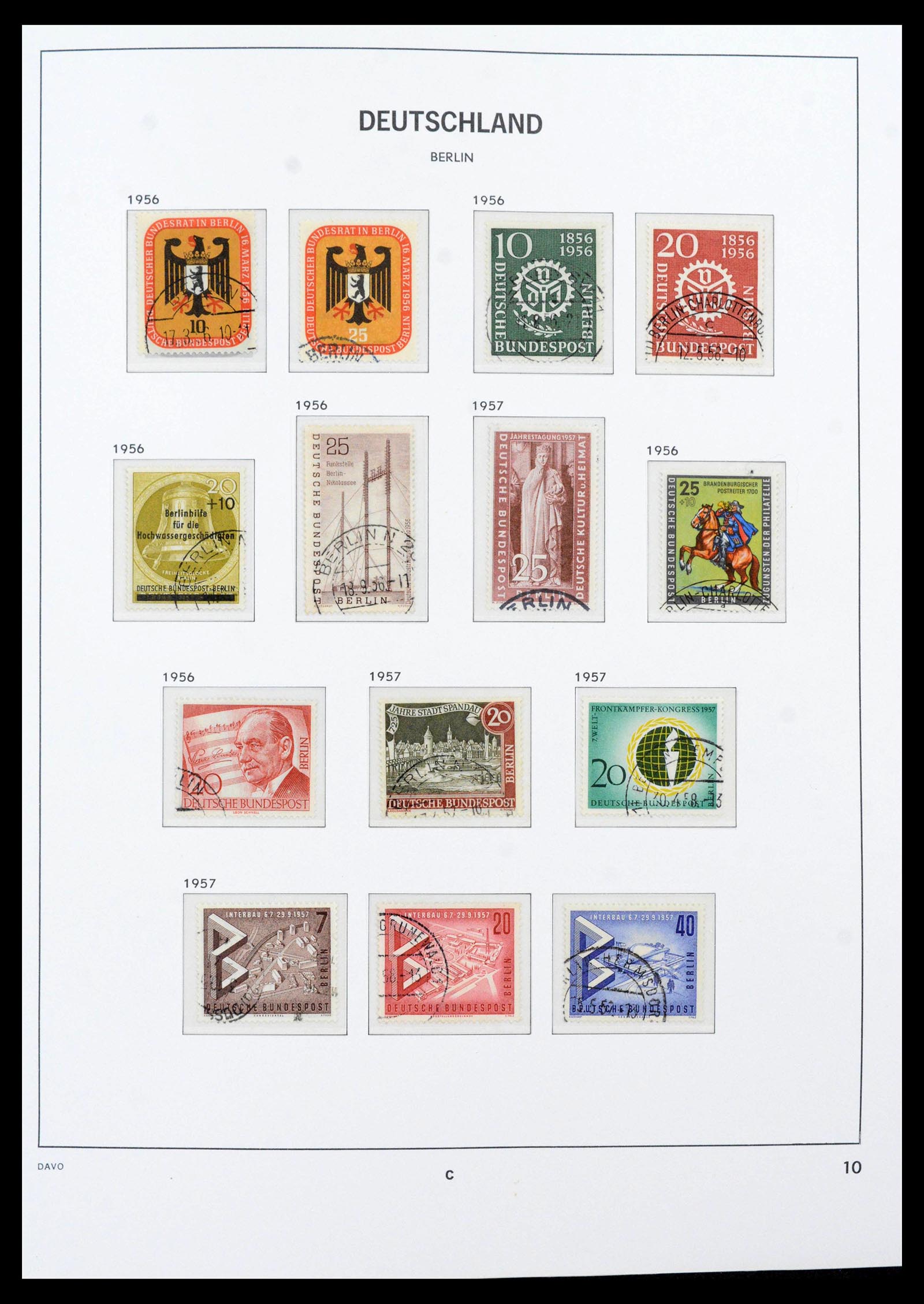 39873 0012 - Stamp collection 39873 Berlin 1948-1990.