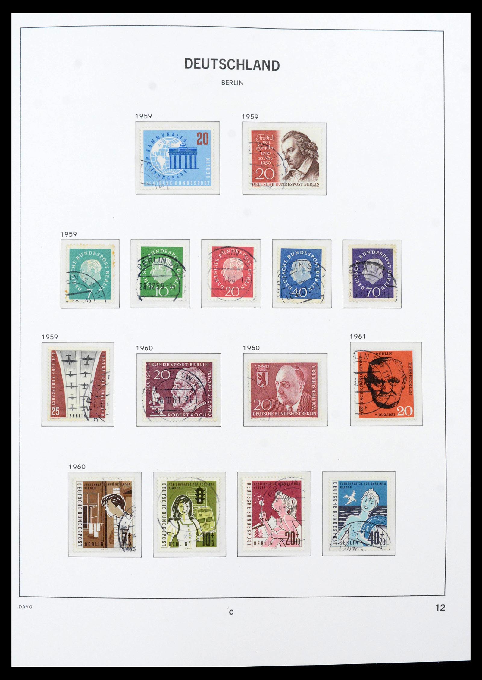 39873 0015 - Stamp collection 39873 Berlin 1948-1990.