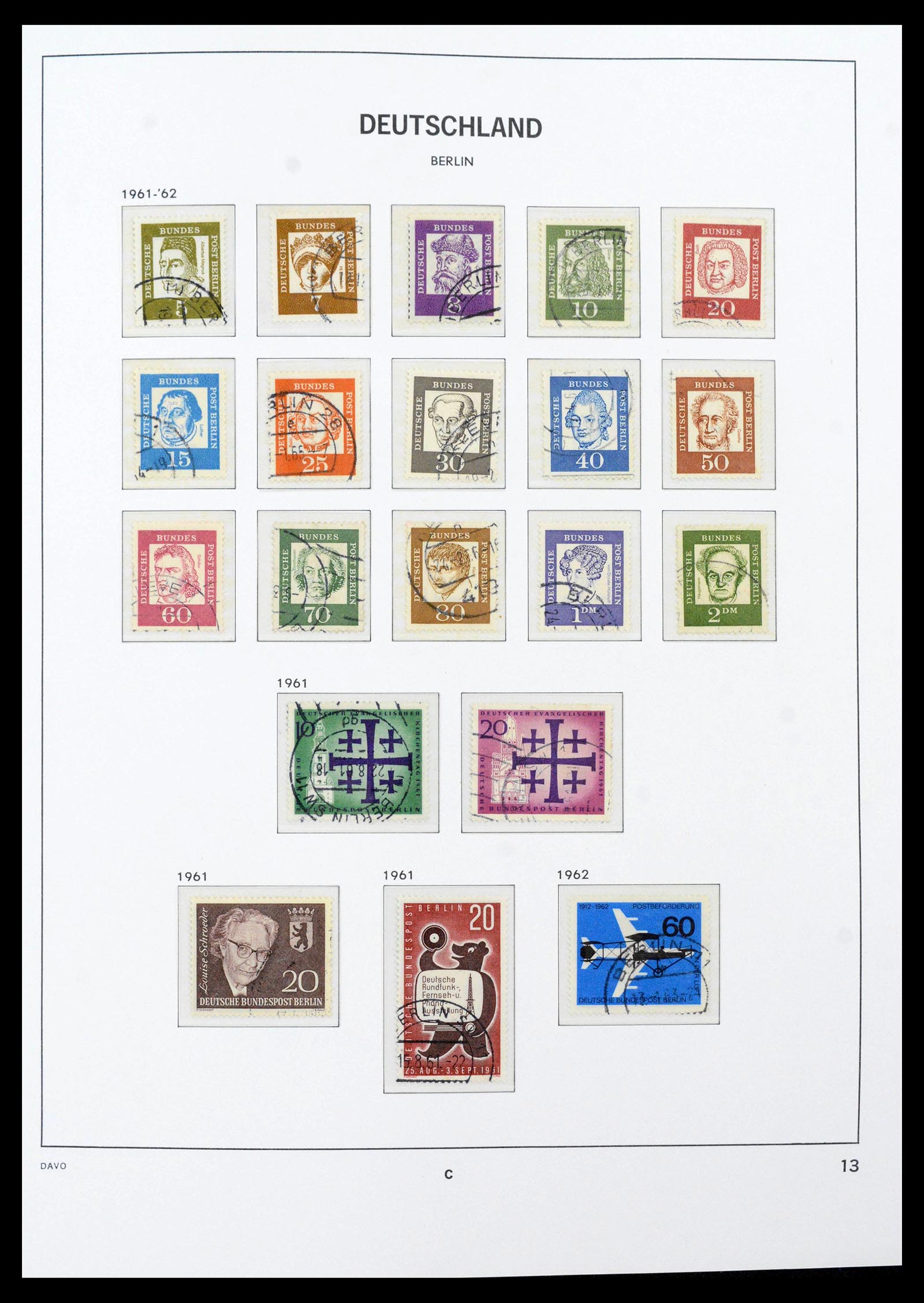 39873 0016 - Stamp collection 39873 Berlin 1948-1990.