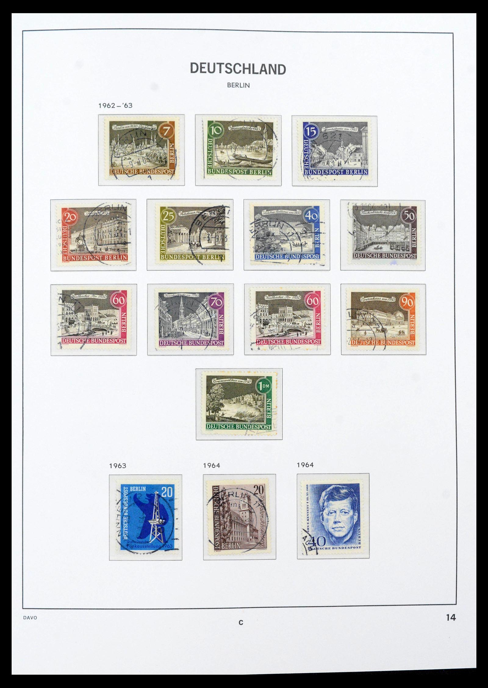 39873 0017 - Stamp collection 39873 Berlin 1948-1990.