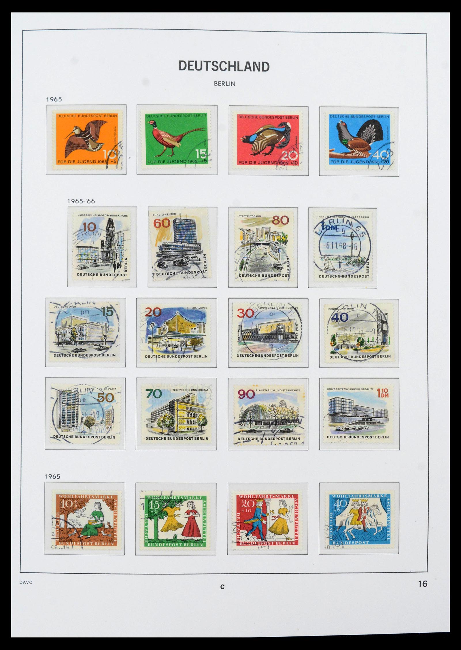 39873 0019 - Stamp collection 39873 Berlin 1948-1990.