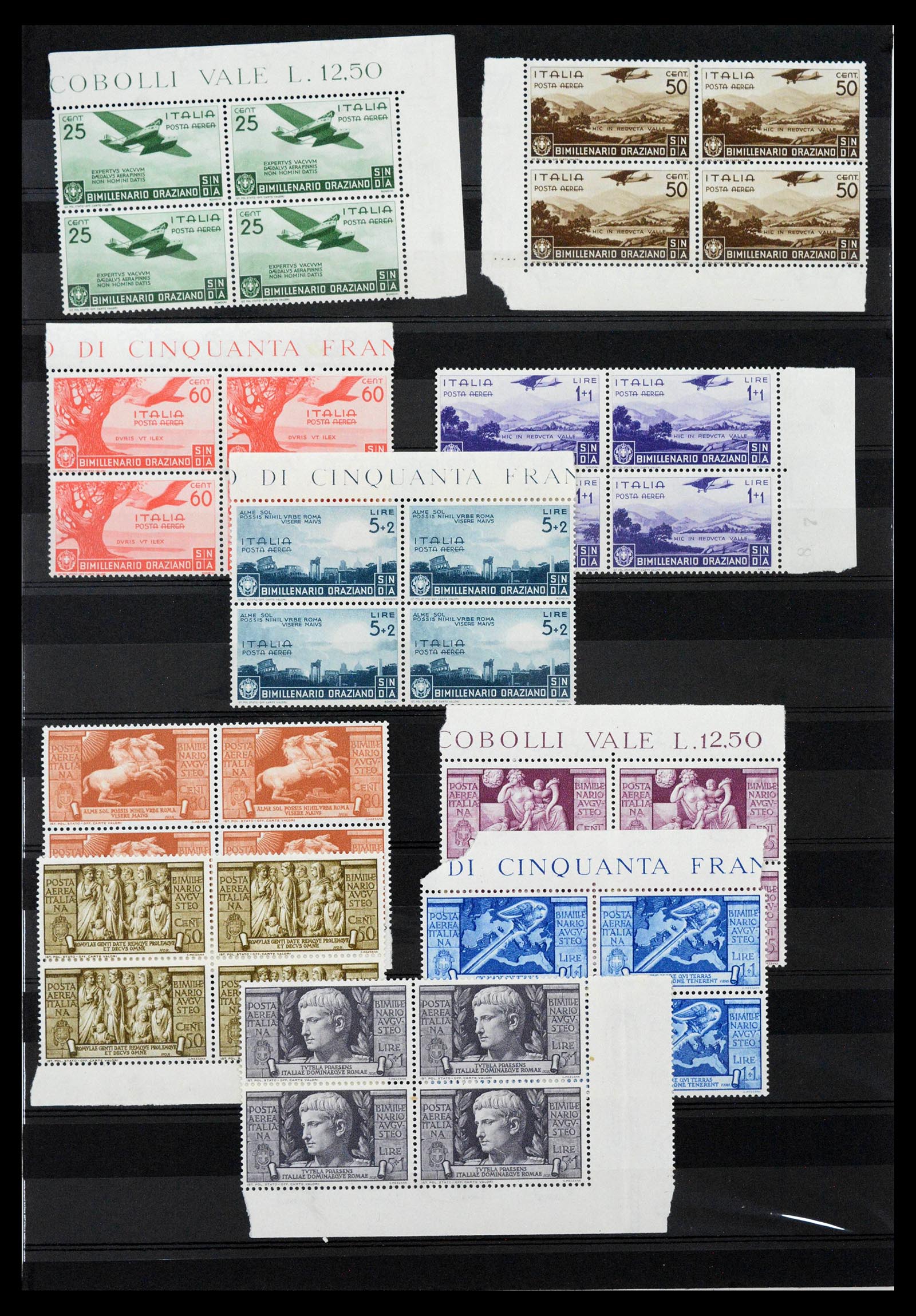 39874 0002 - Stamp collection 39874 Italy airmail 1933-1937.