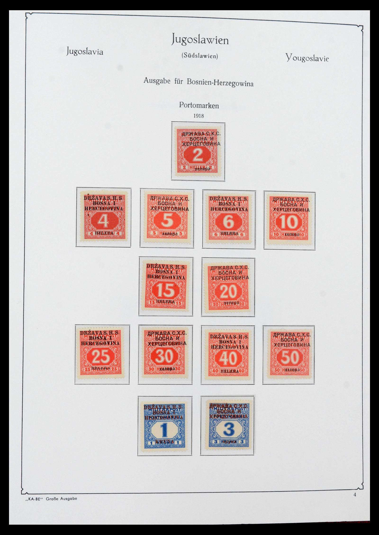 39877 0004 - Stamp collection 39877 Yugoslavia 1918-1959.