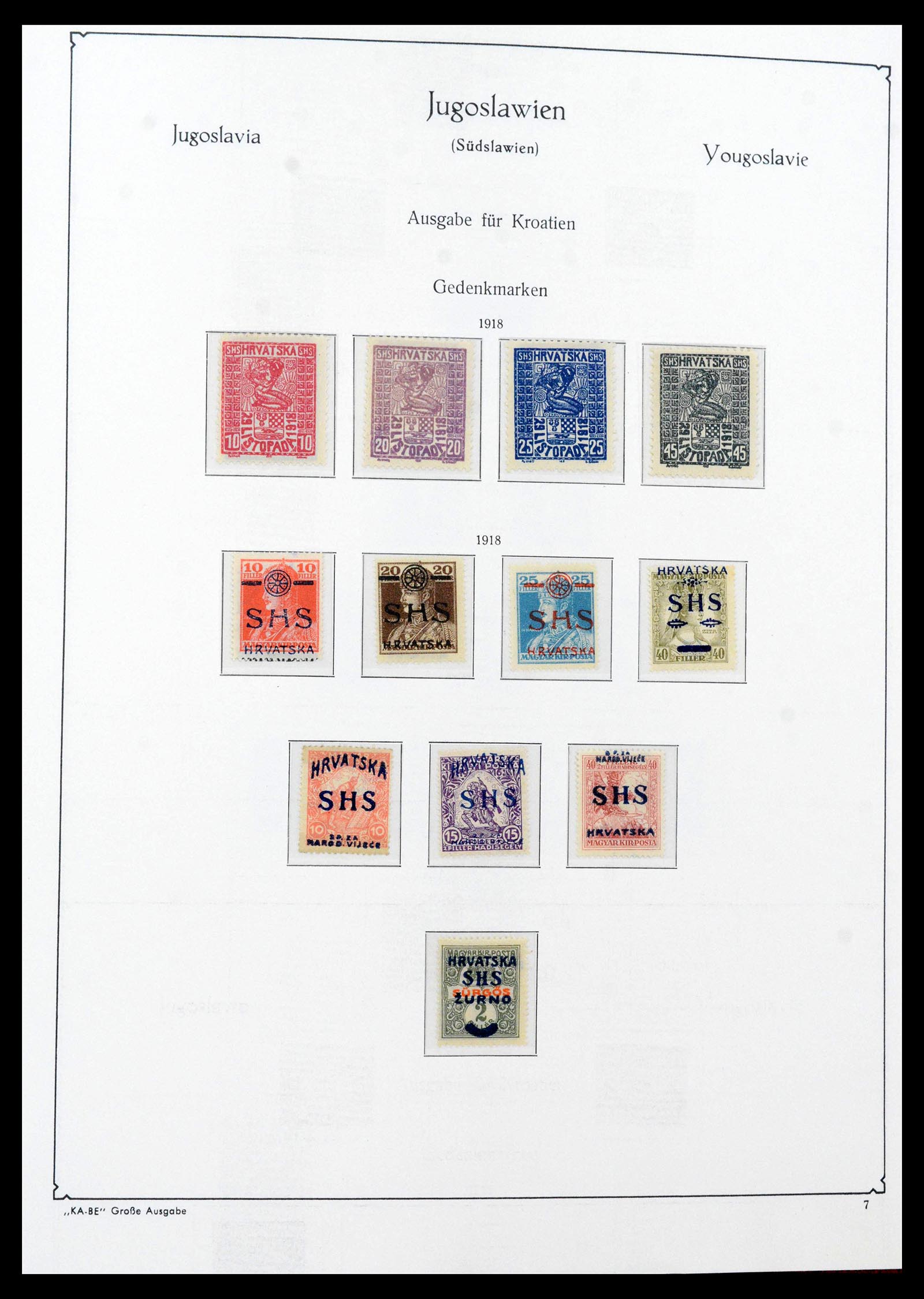 39877 0008 - Stamp collection 39877 Yugoslavia 1918-1959.