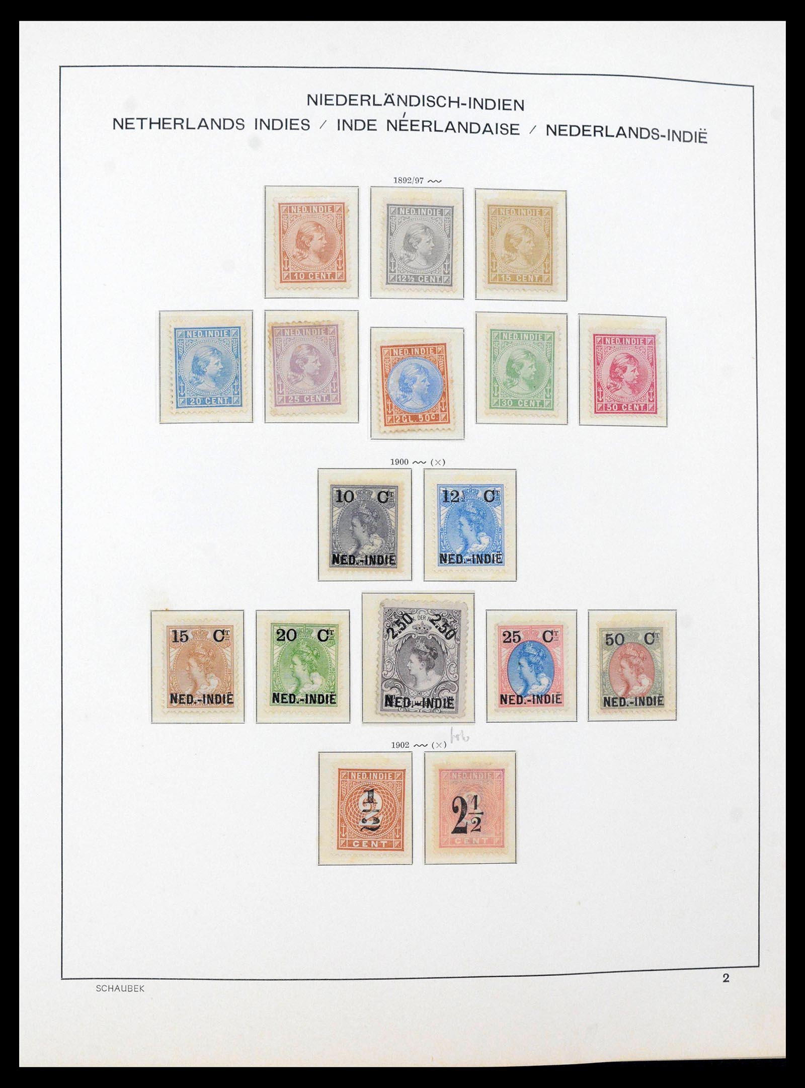 39880 0003 - Stamp collection 39880 Dutch territories 1864-1969.