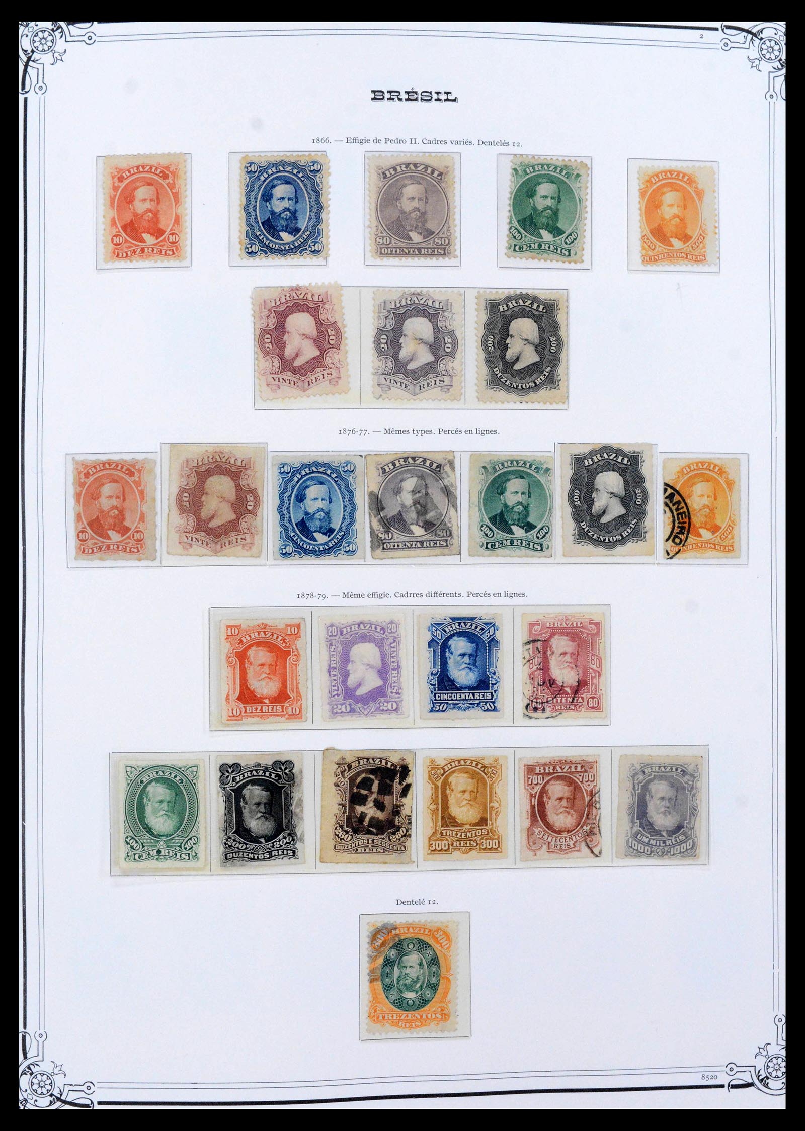 39881 0002 - Stamp collection 39881 Brazil 1843-1960.