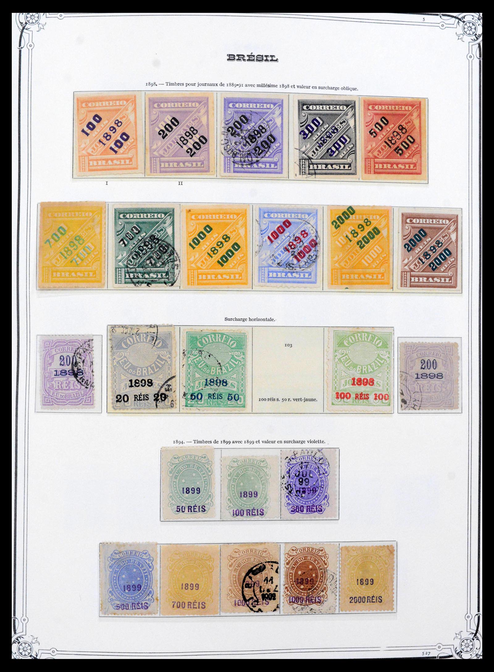 39881 0005 - Stamp collection 39881 Brazil 1843-1960.