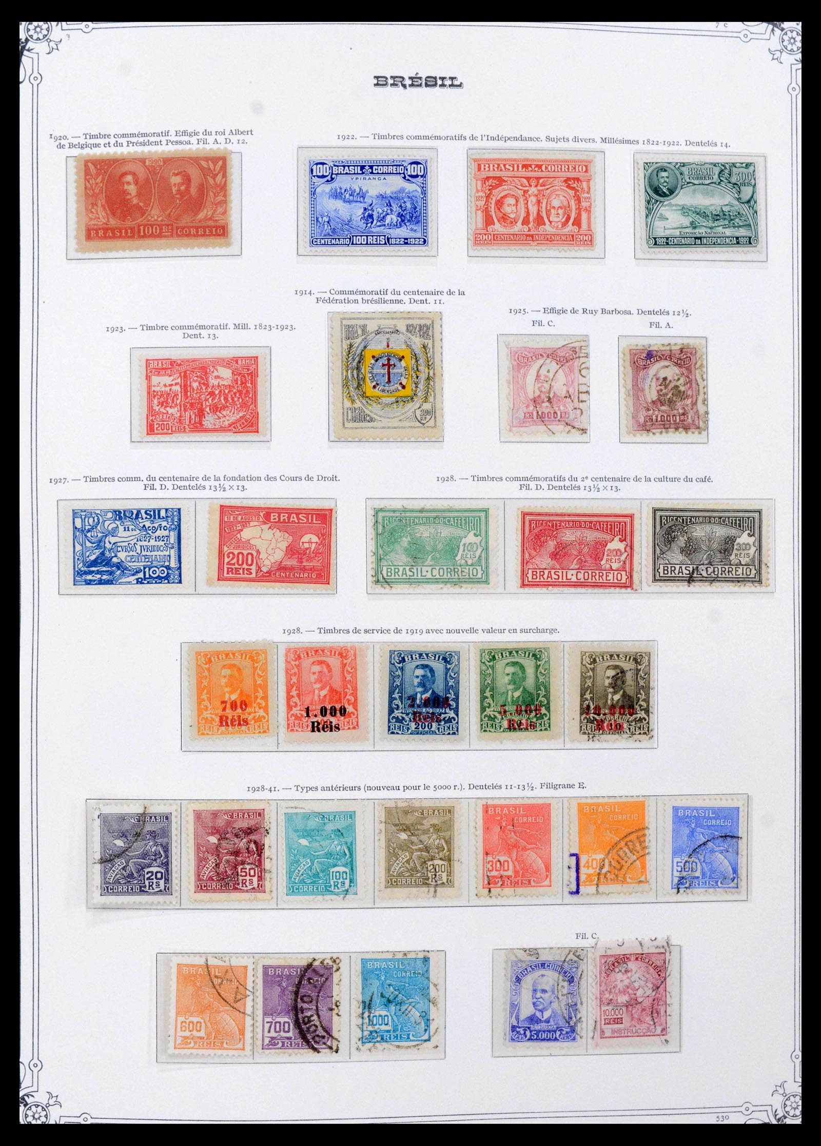 39881 0012 - Stamp collection 39881 Brazil 1843-1960.