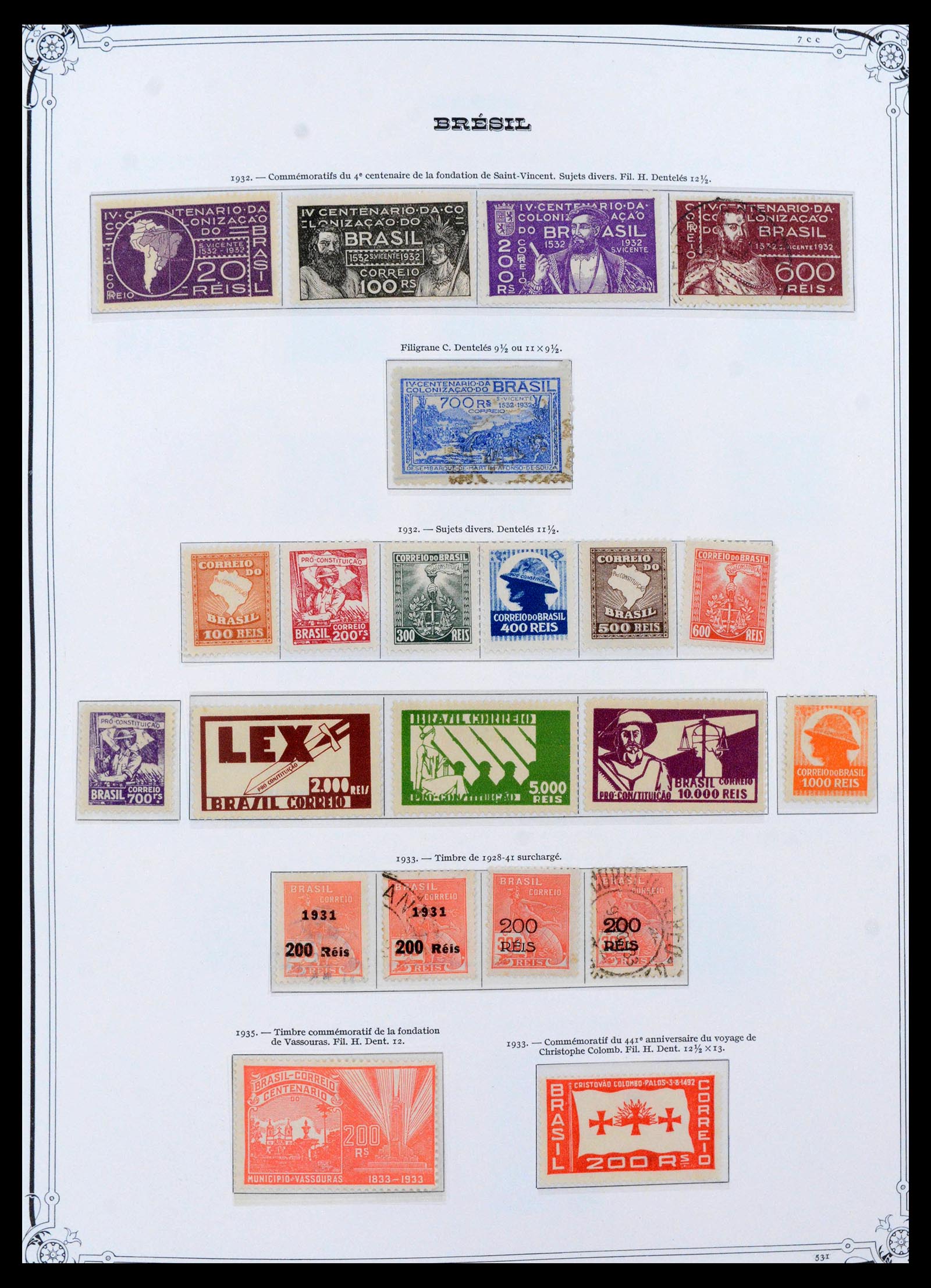 39881 0016 - Stamp collection 39881 Brazil 1843-1960.