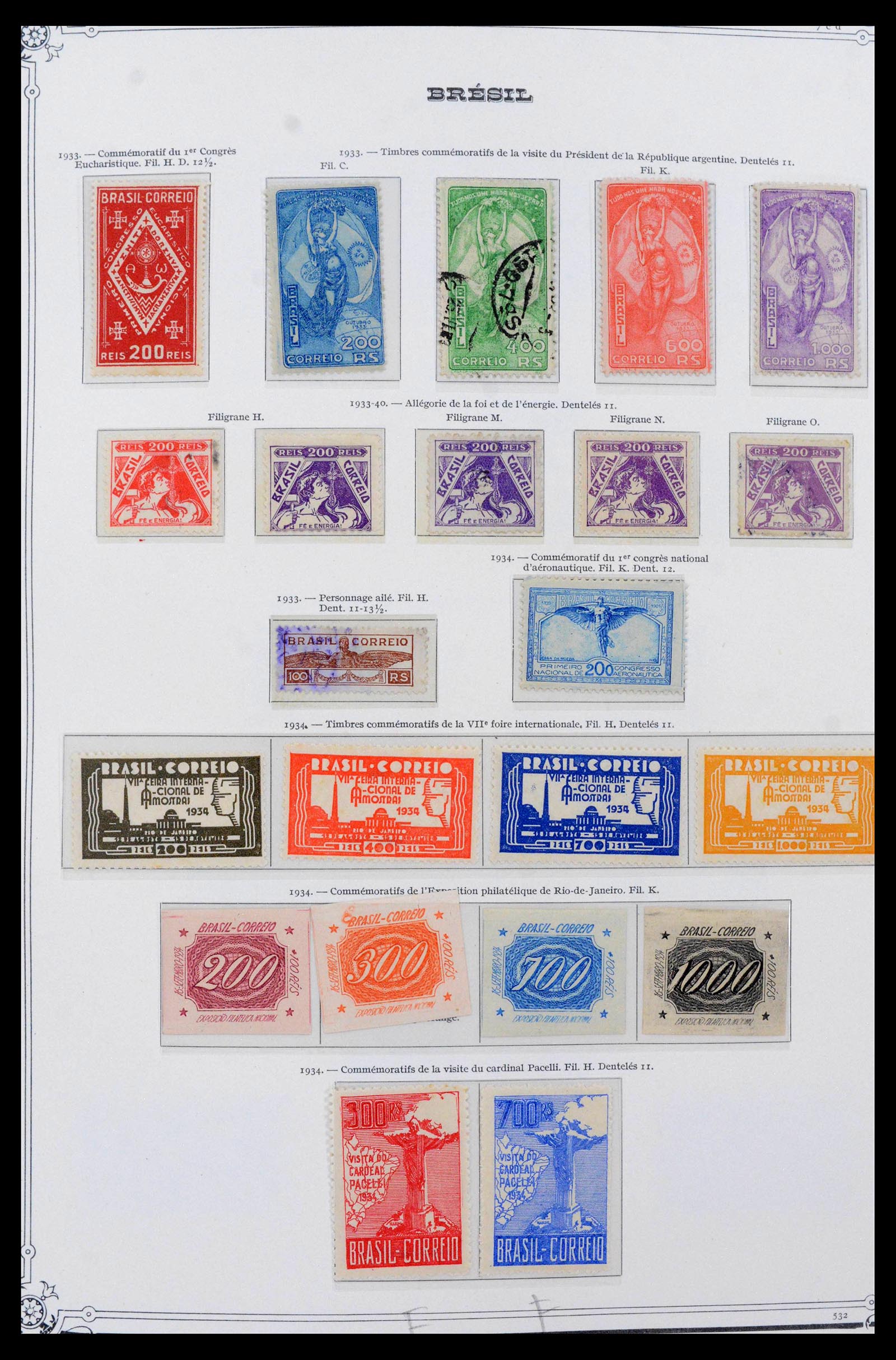 39881 0017 - Stamp collection 39881 Brazil 1843-1960.