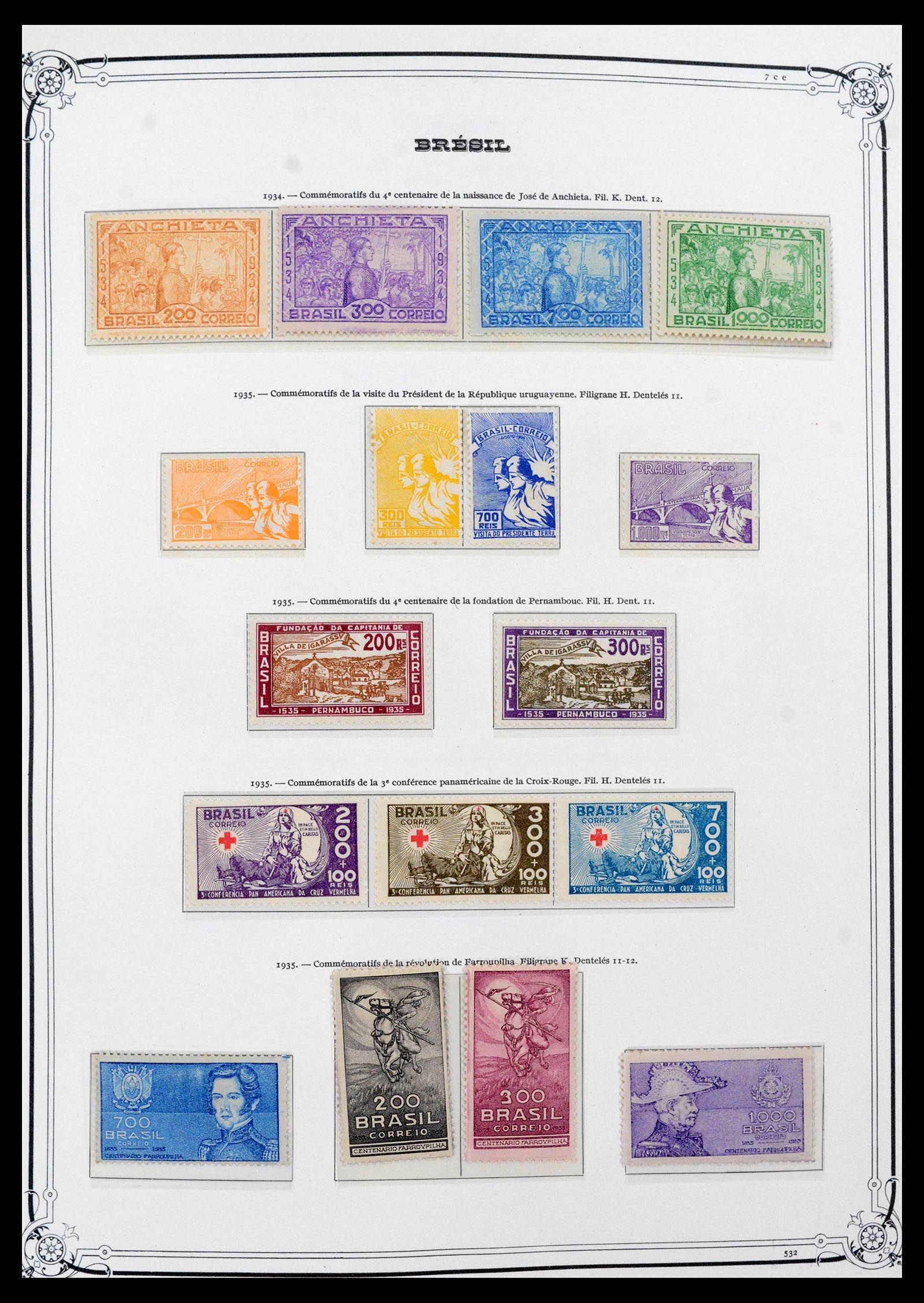 39881 0018 - Stamp collection 39881 Brazil 1843-1960.