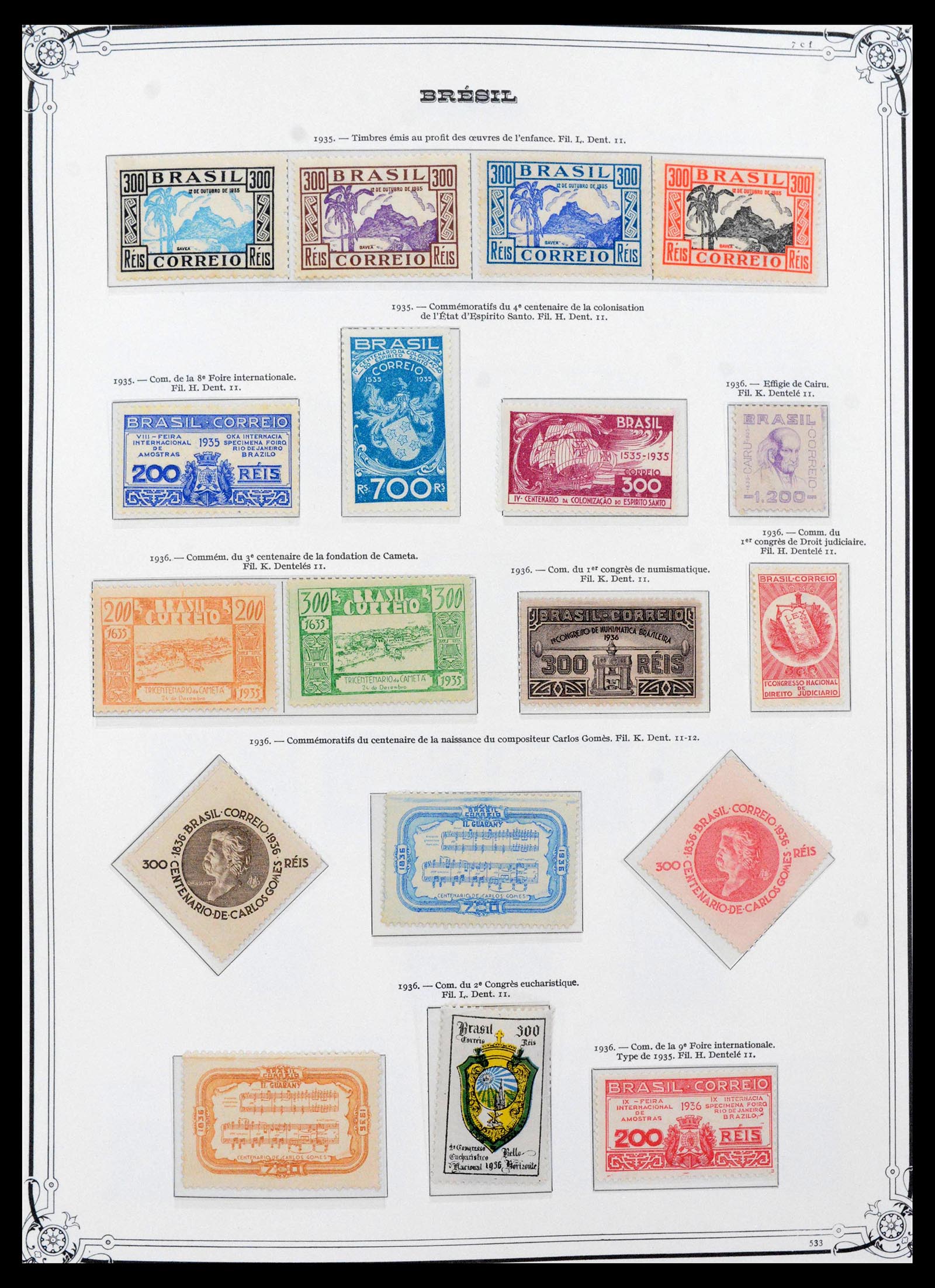 39881 0019 - Stamp collection 39881 Brazil 1843-1960.