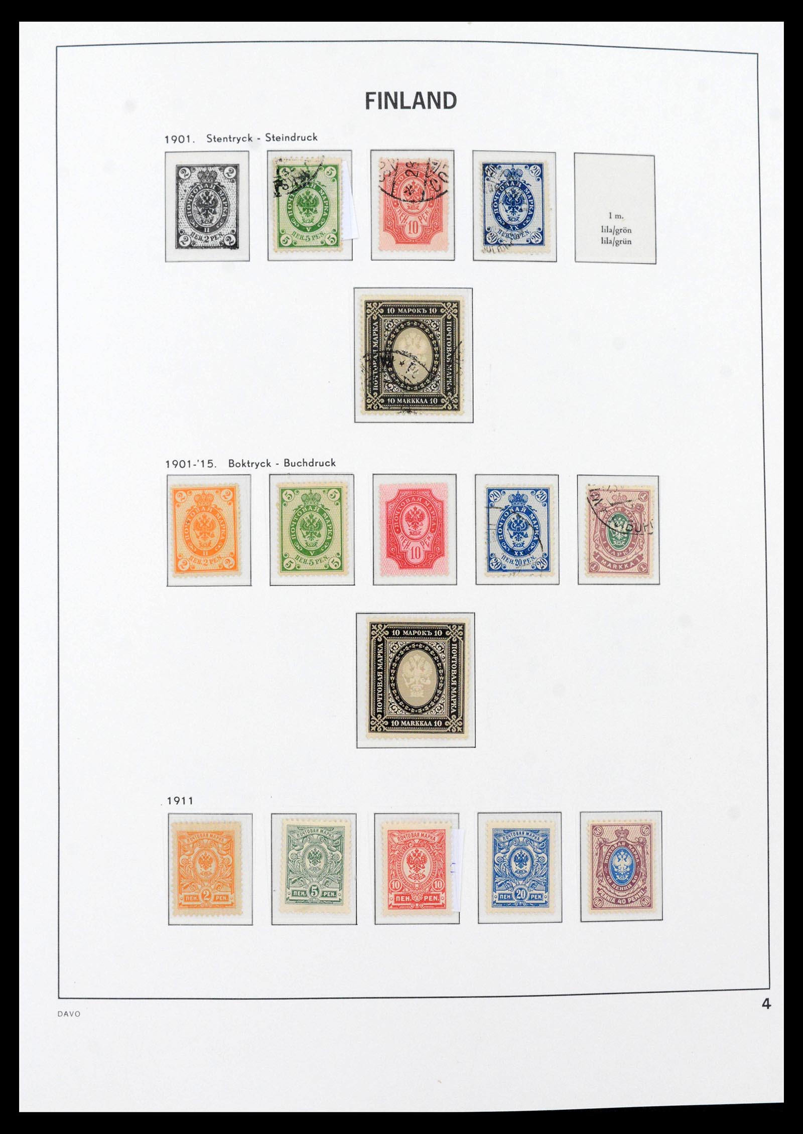 39884 0004 - Stamp collection 39884 Finland 1860-1979.