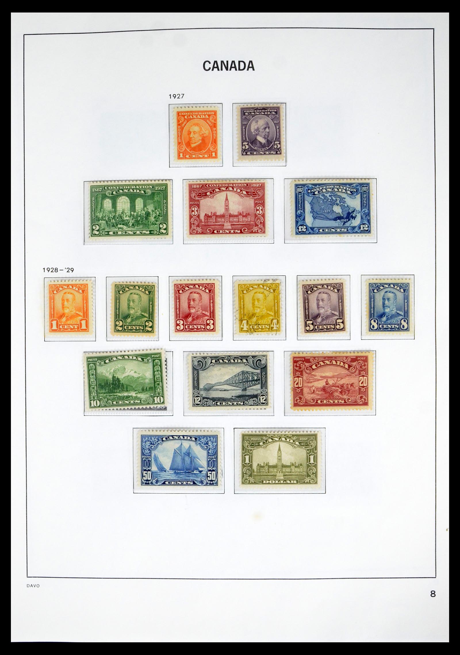 39886 0010 - Stamp collection 39886 Canada 1851-1987.