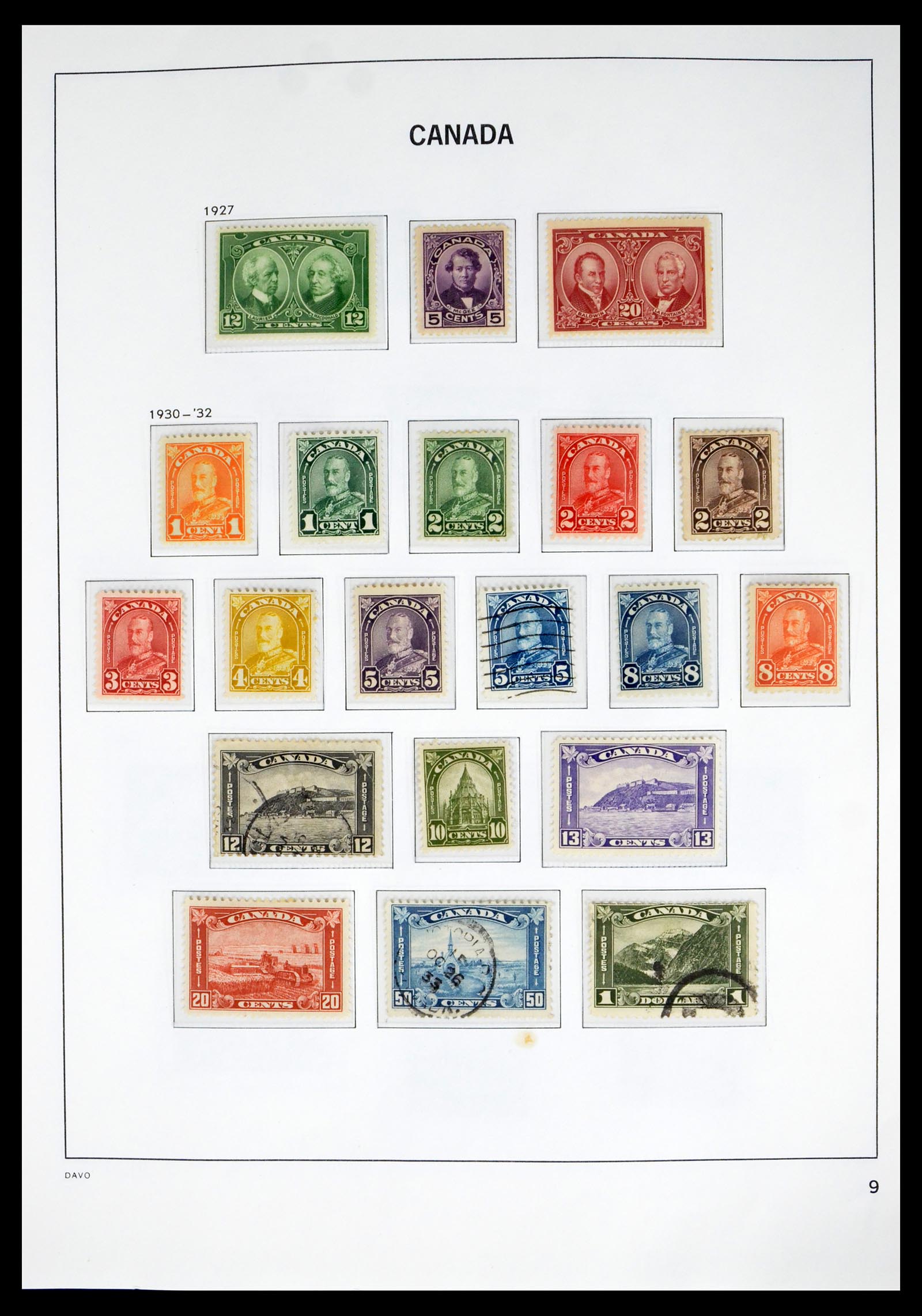 39886 0011 - Stamp collection 39886 Canada 1851-1987.