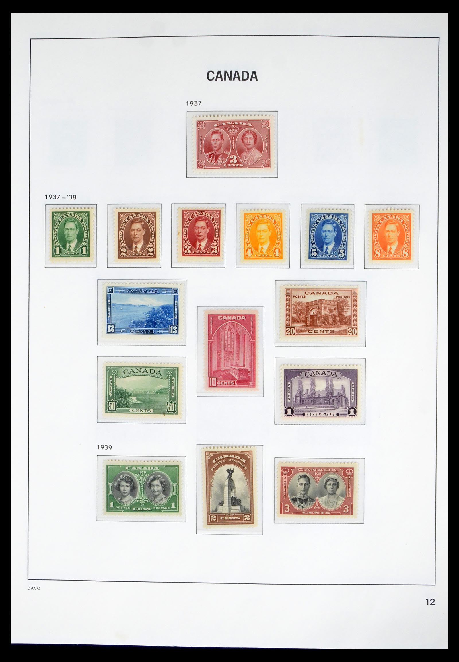 39886 0015 - Stamp collection 39886 Canada 1851-1987.